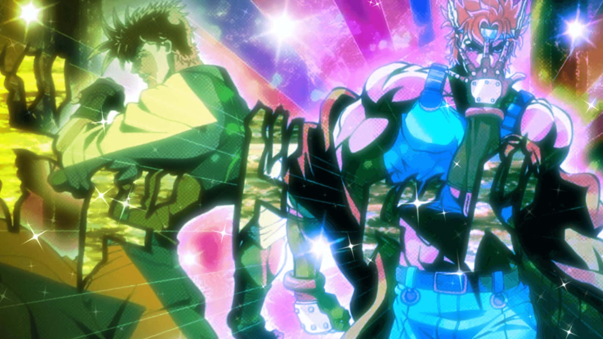 Joseph Joestar In Action Background