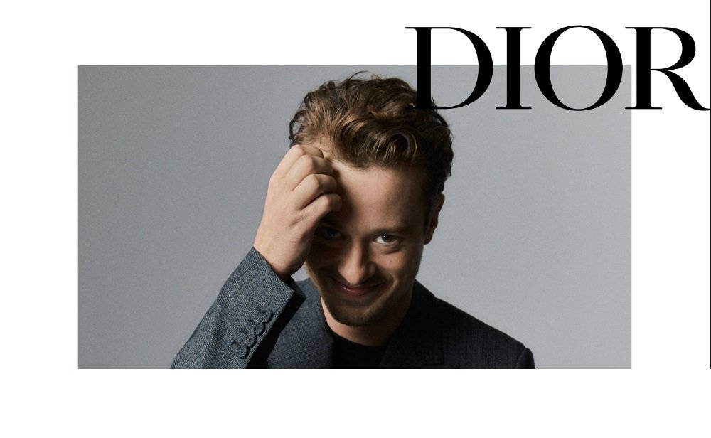 Joseph Quinn Modeling For Dior