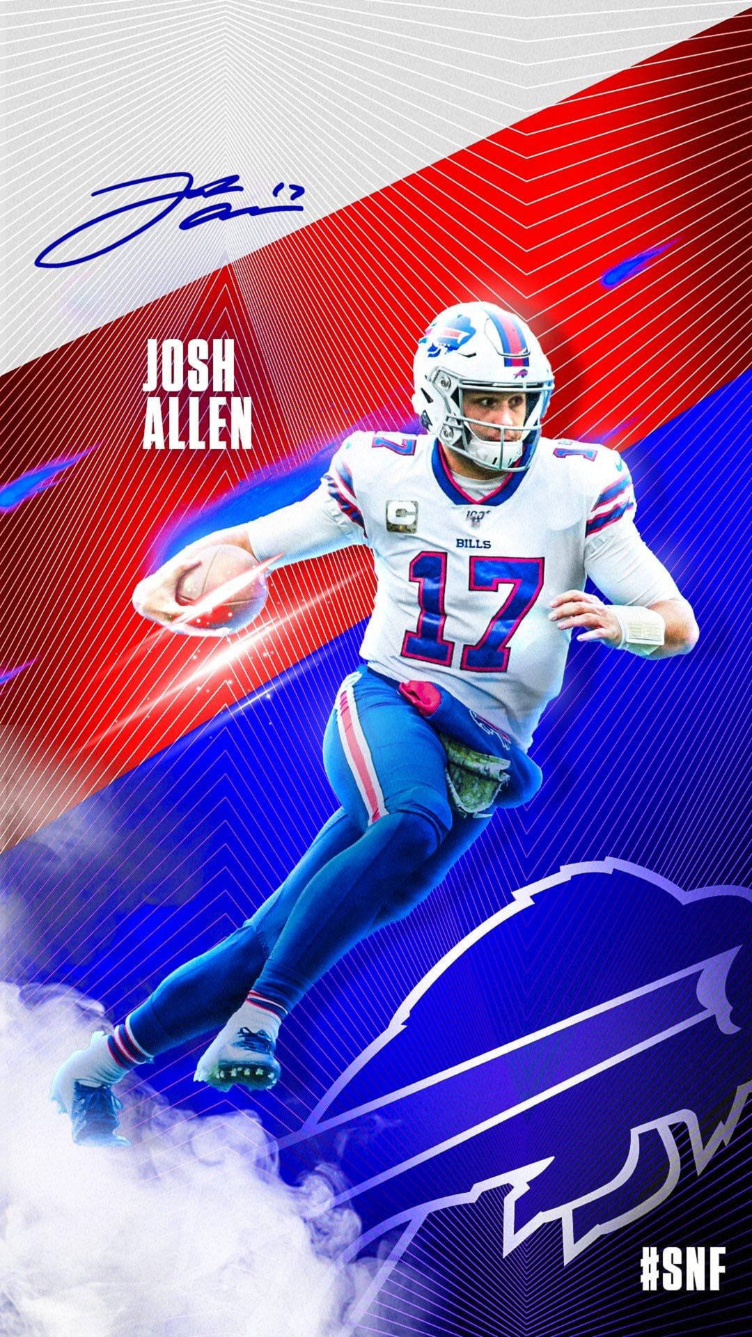 Josh Allen Bills Poster Background