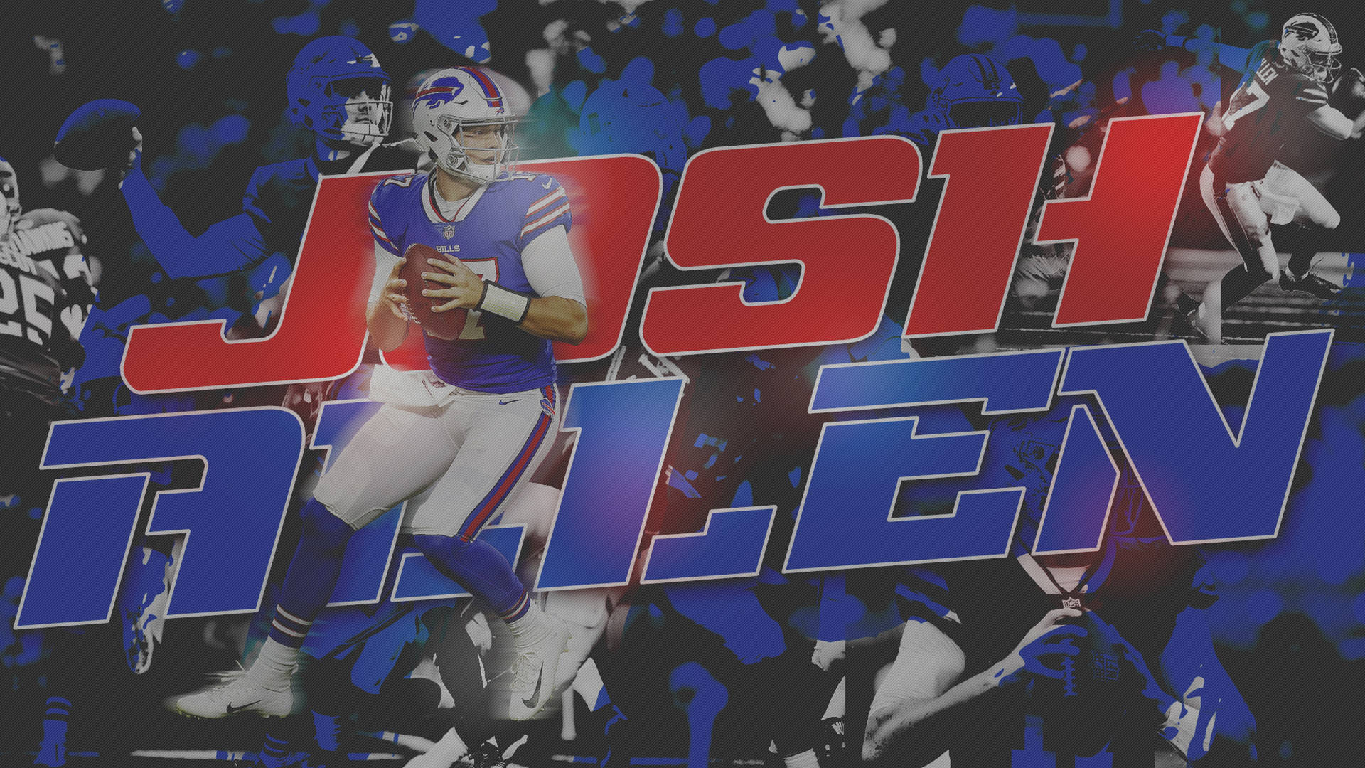 Josh Allen Quarterback Poster Background