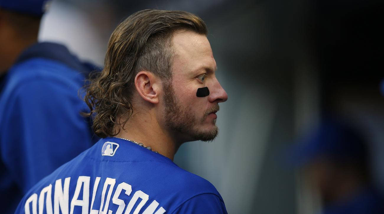 Josh Donaldson With Long Hair Background