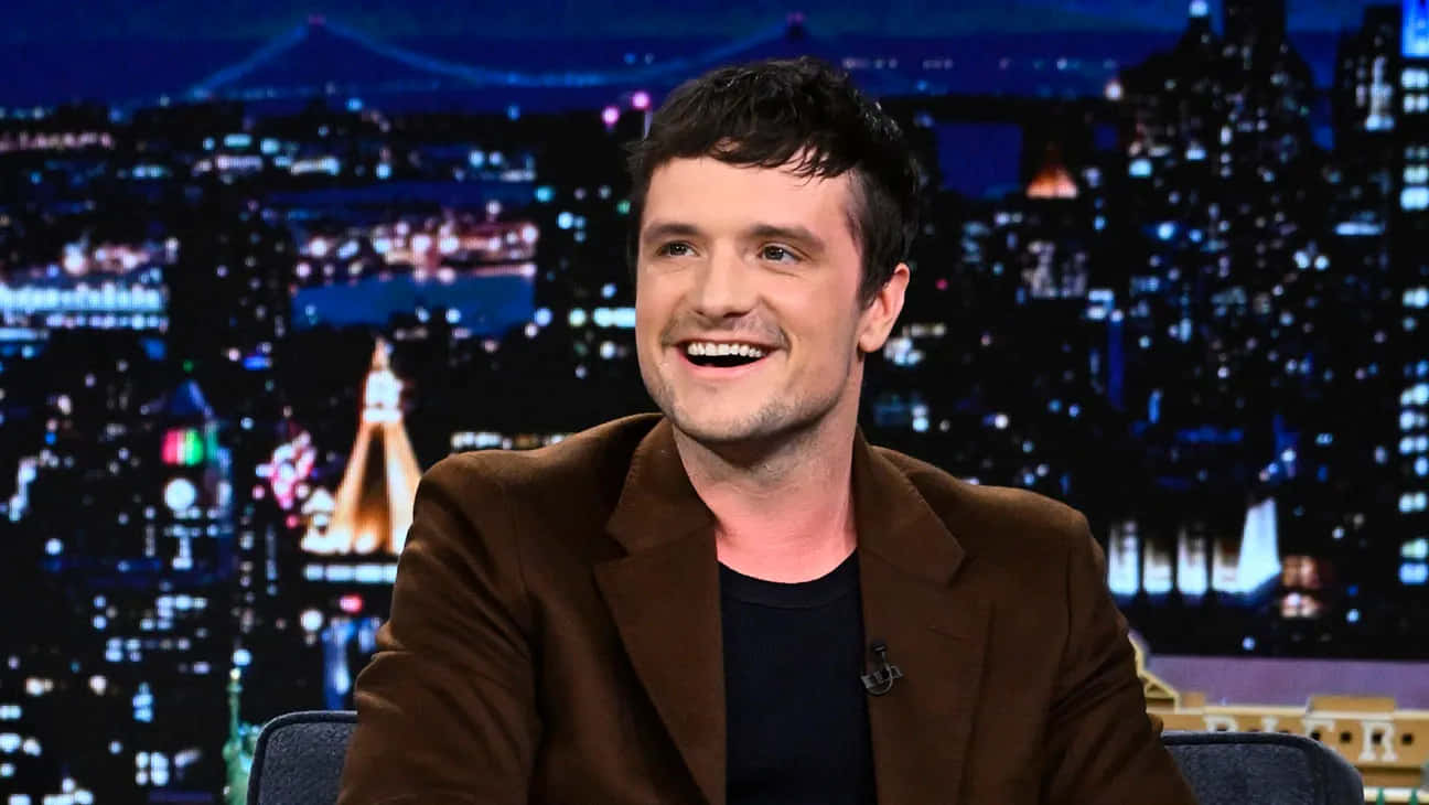 Josh Hutcherson Late Night Show Appearance Background