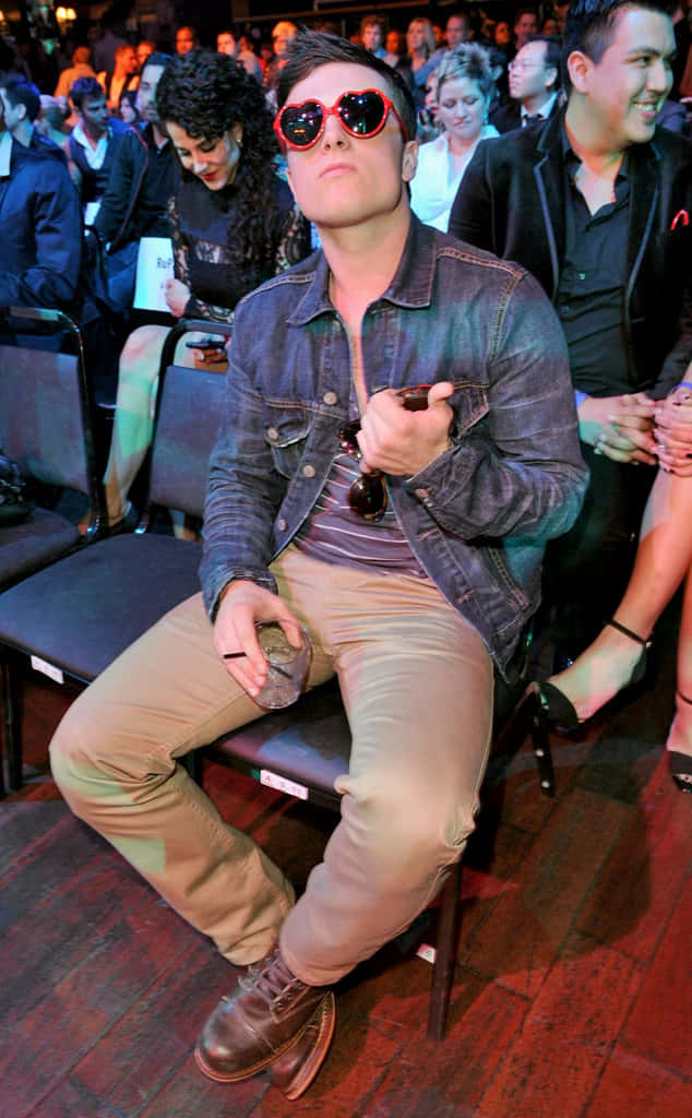 Josh Hutcherson Red Sunglasses Event