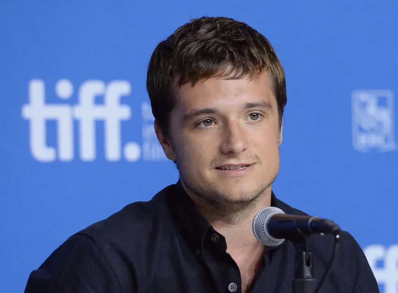 Josh Hutchersonat T I F F Event Background