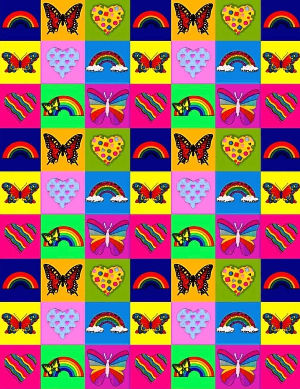 Journey Back In Time With This 90's Retro Aesthetic Wallpaper. Background