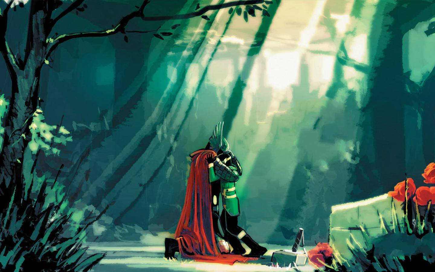 Journey Into Mystery Thor And Loki Marvel Illustration