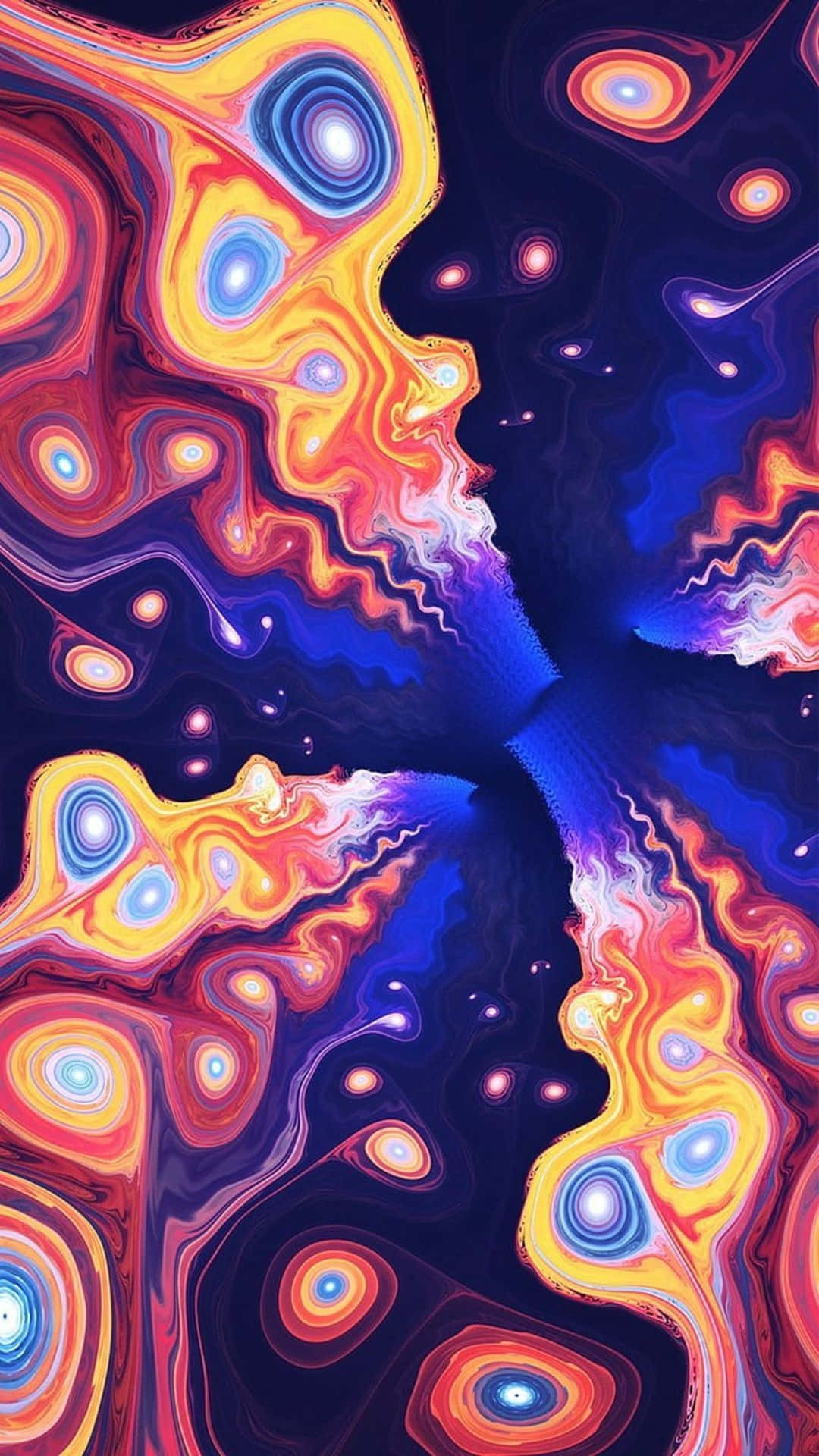 Journey Into The Psychedelic Realm Background