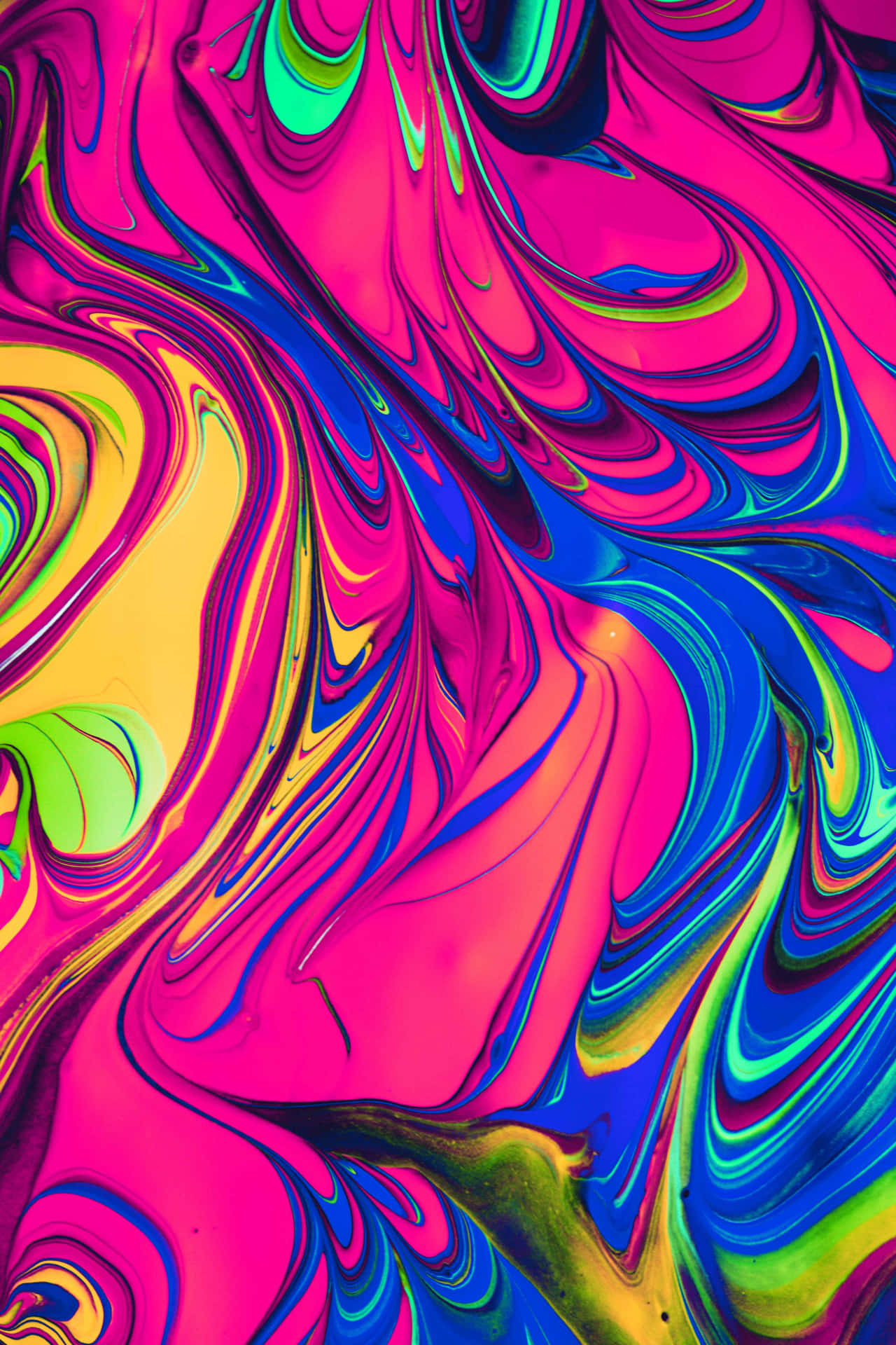 Journey Through A Mystical Psychedelic Universe Background