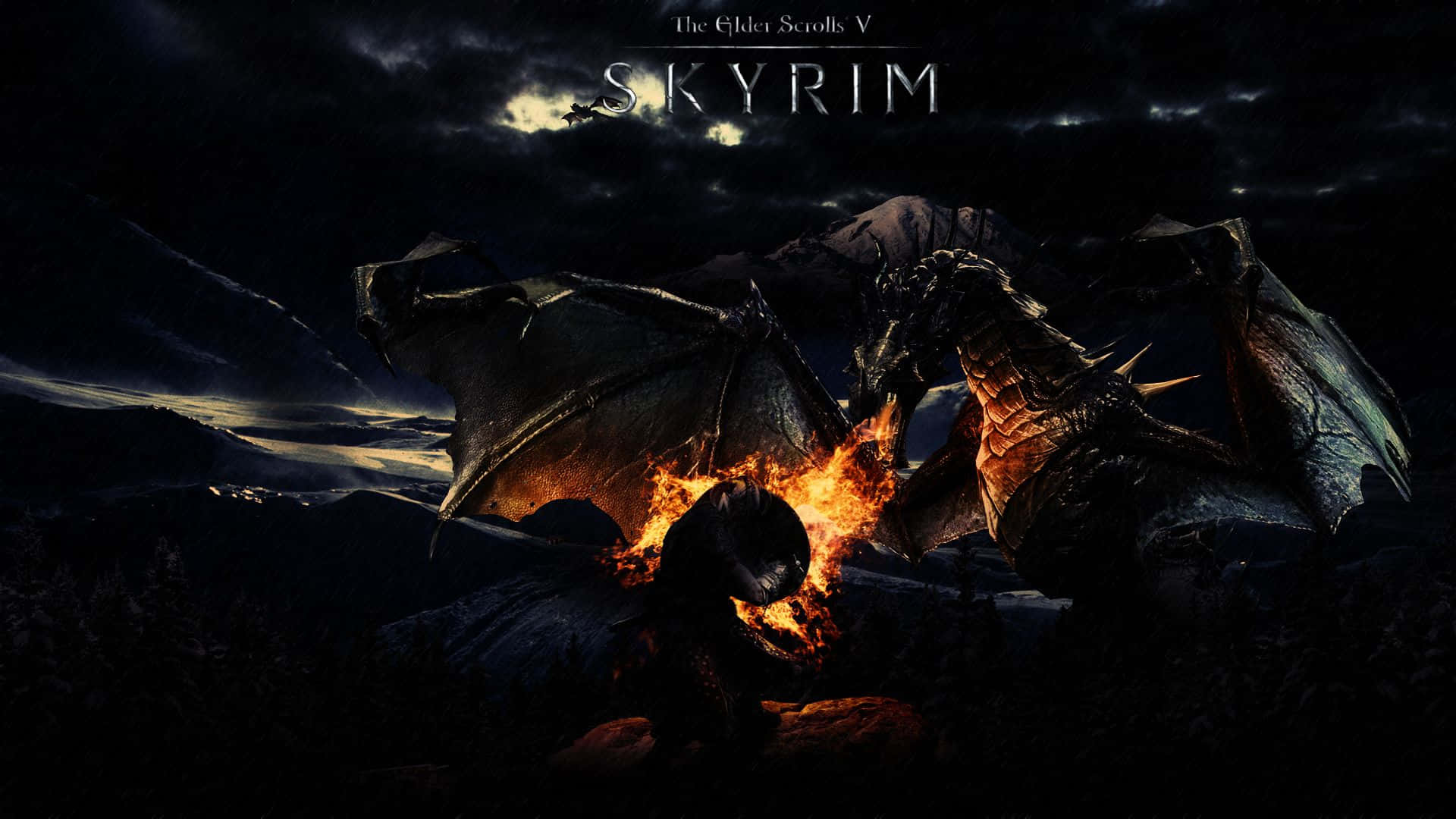 Journey Through Skyrim Background
