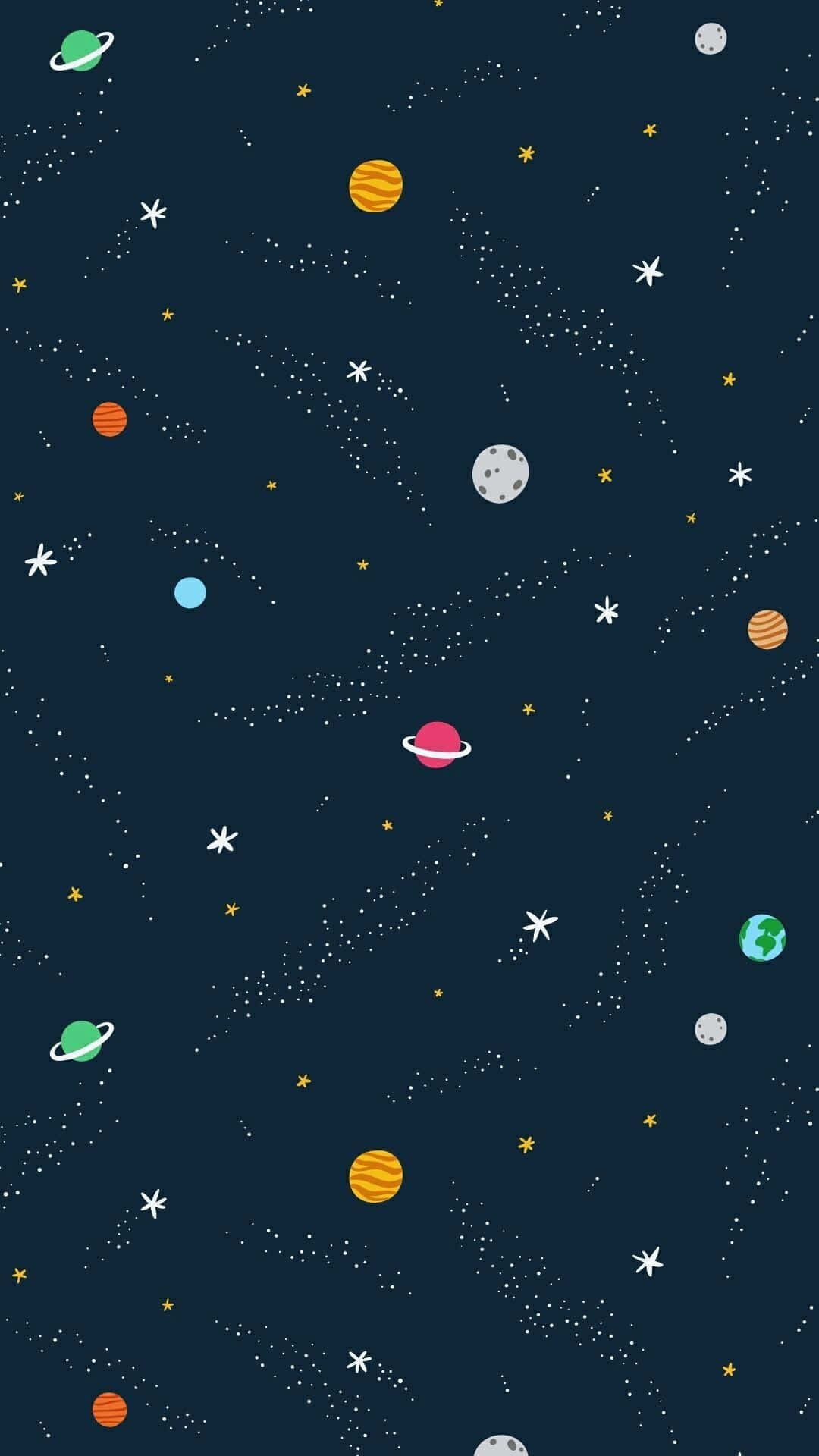 Journey Through The Mysterious Animated Space Background