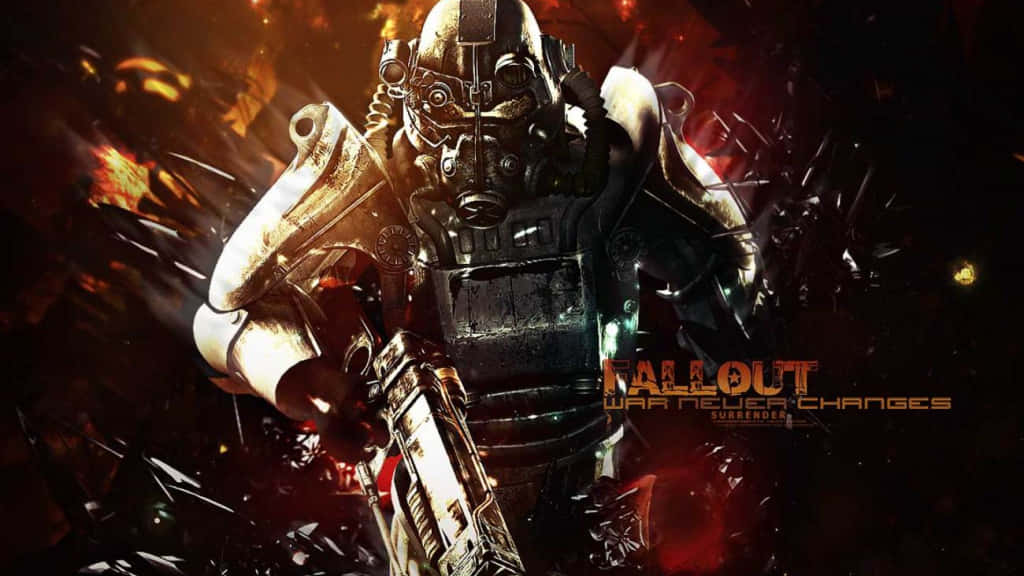 Journey Through The Post-apocalyptic Wasteland Of Fallout Background