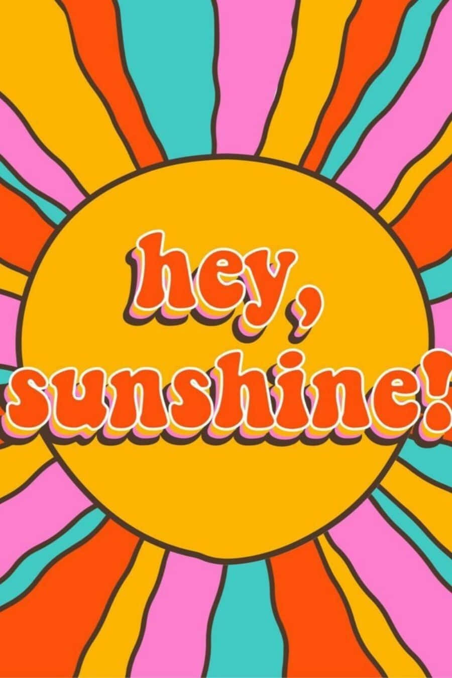 Journey Through The Psychedelic 70s Aesthetic Background