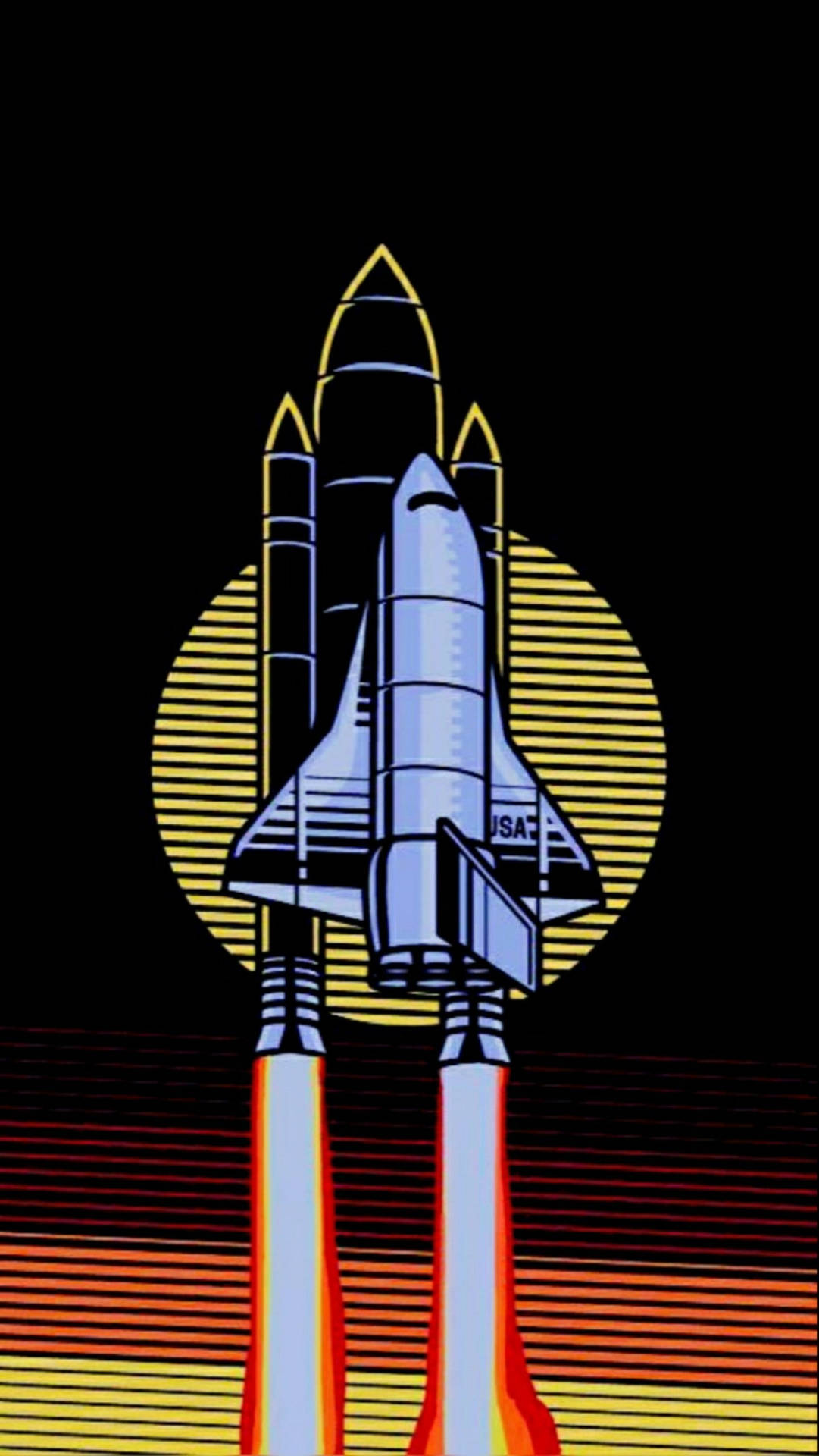 Journey Through The Retro Space Background