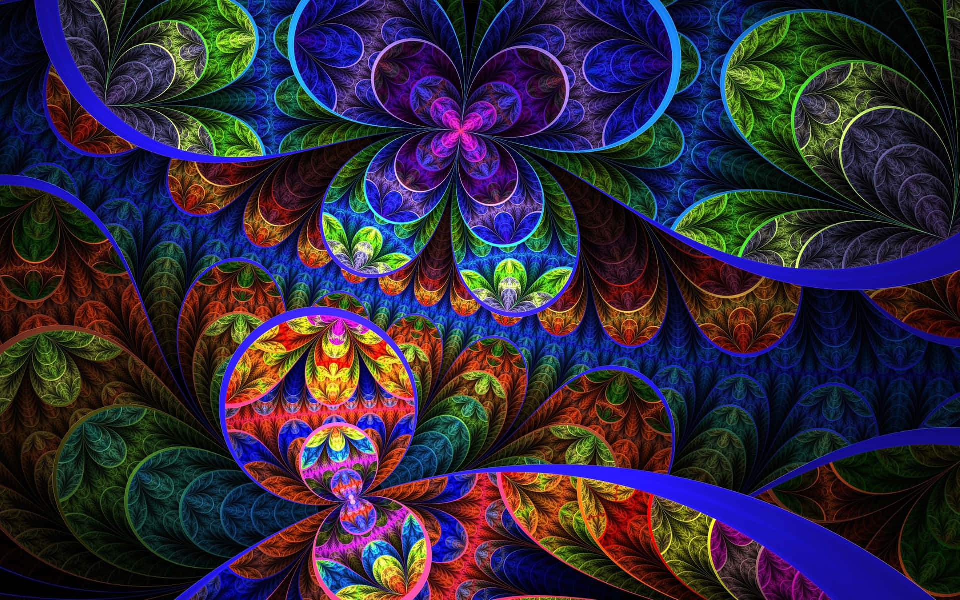 Journey Through The Vibrant Psychedelic Dream Background