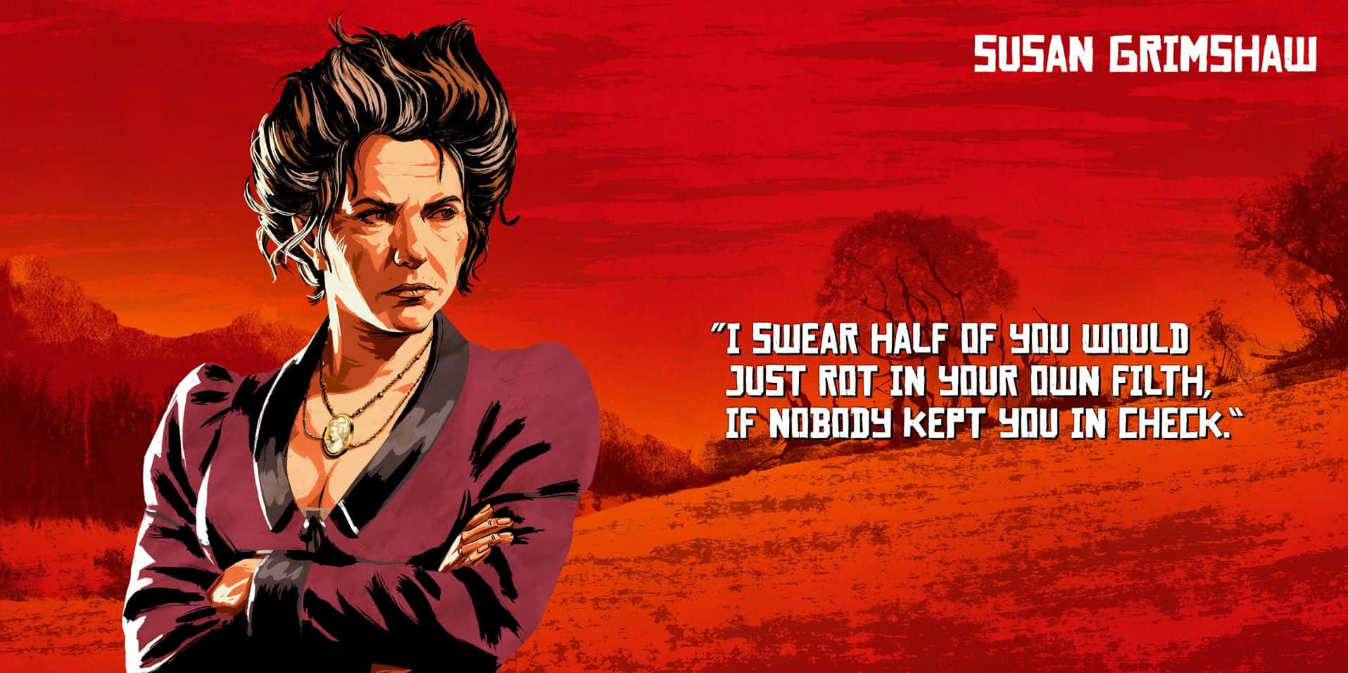 Journey Through The Western Frontier In Red Dead Redemption Background