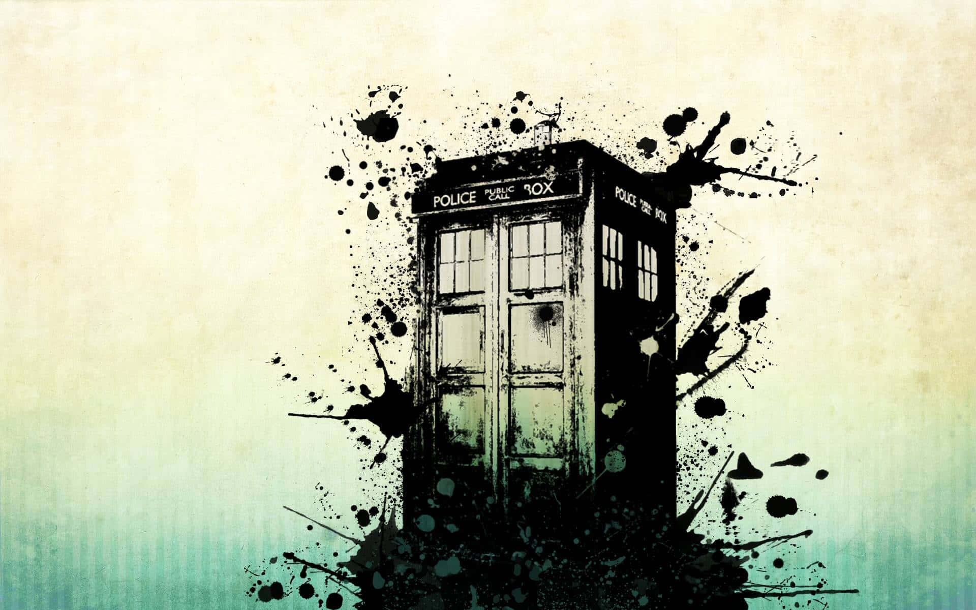 Journey Through Time And Space With The Iconic Tardis Background