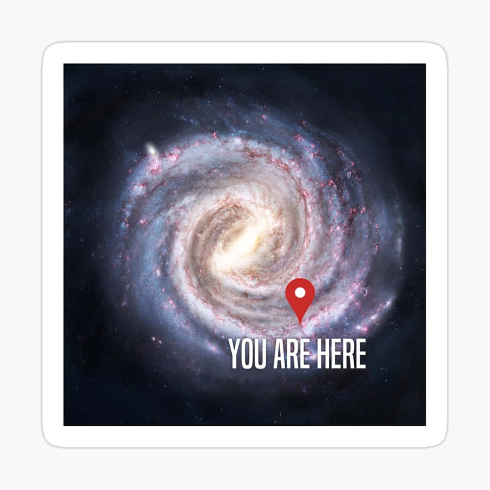 Journey To The You Are Here Galaxy Background