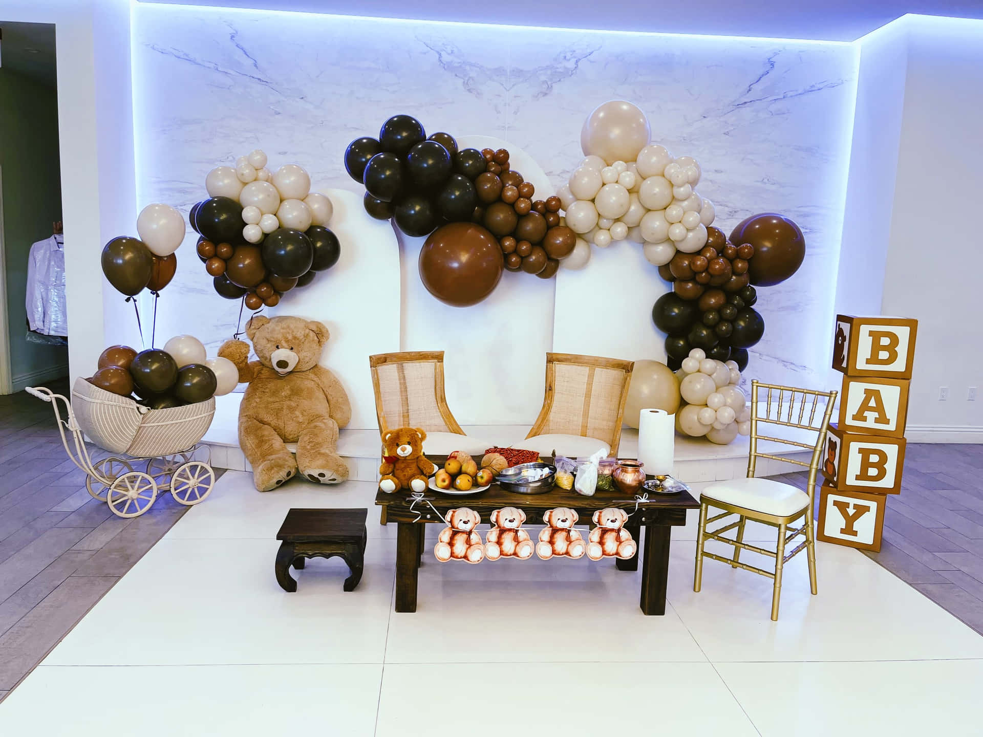 Jovial Events Baby Shower Decoration Background
