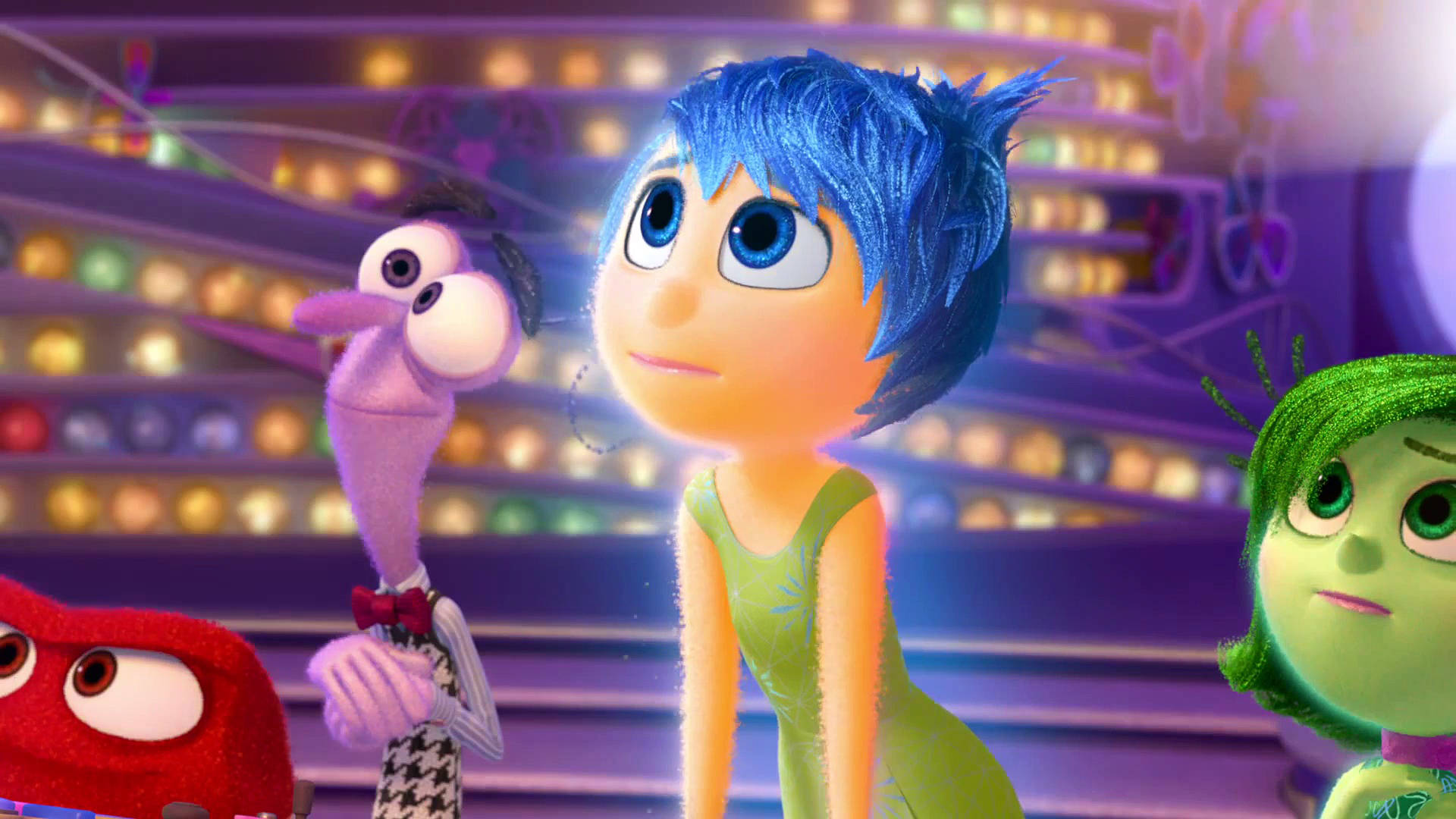 Joy Inside Out Blue Eyes Background