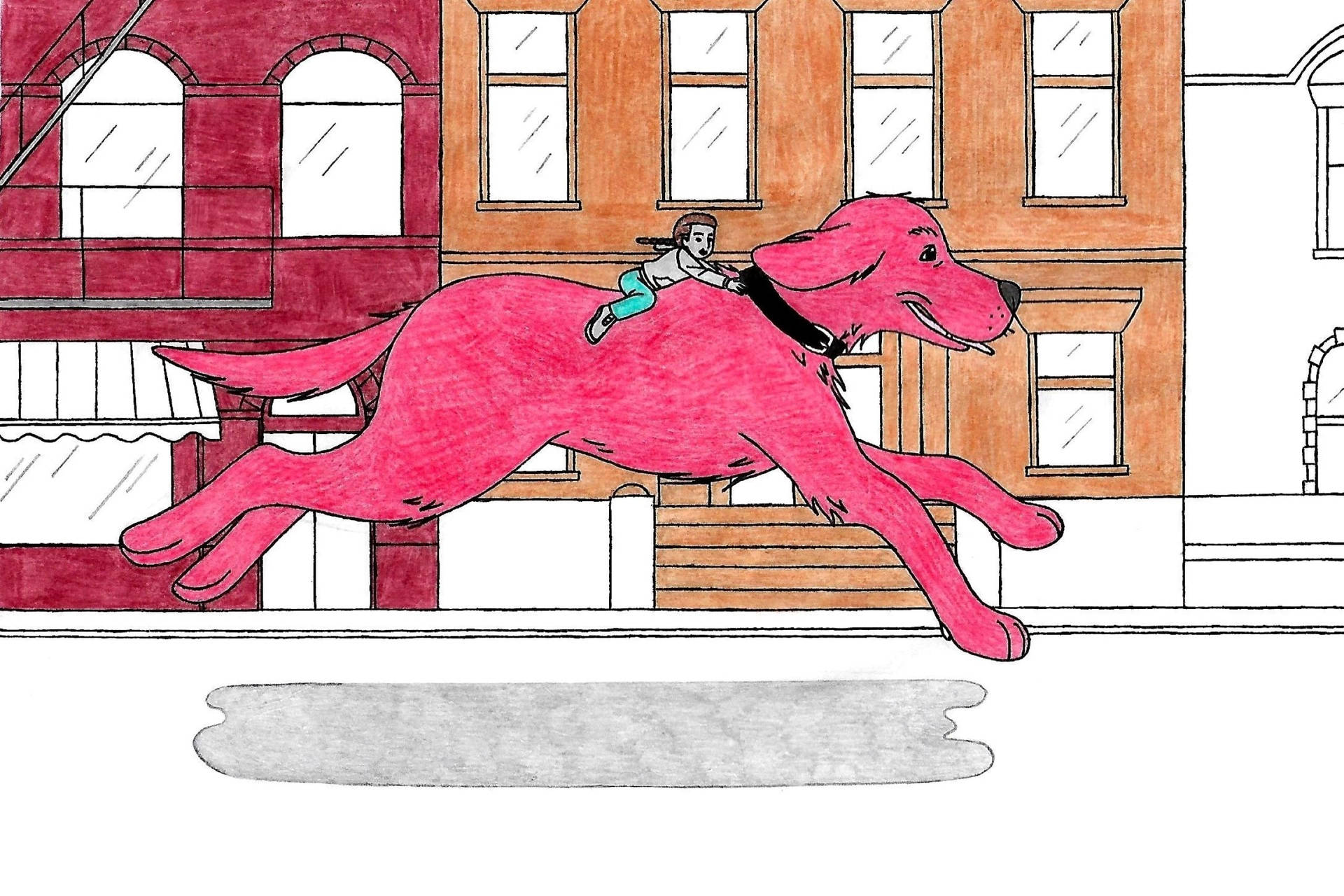 Joyful Clifford - The Unstoppable Big Red Dog