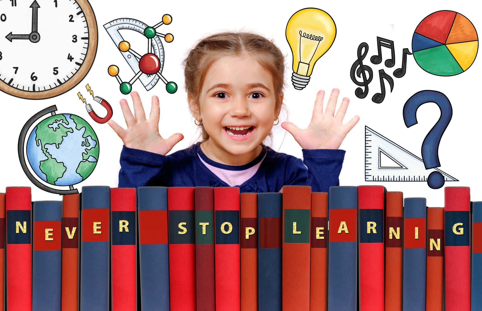 Joyful Learning Concept Background