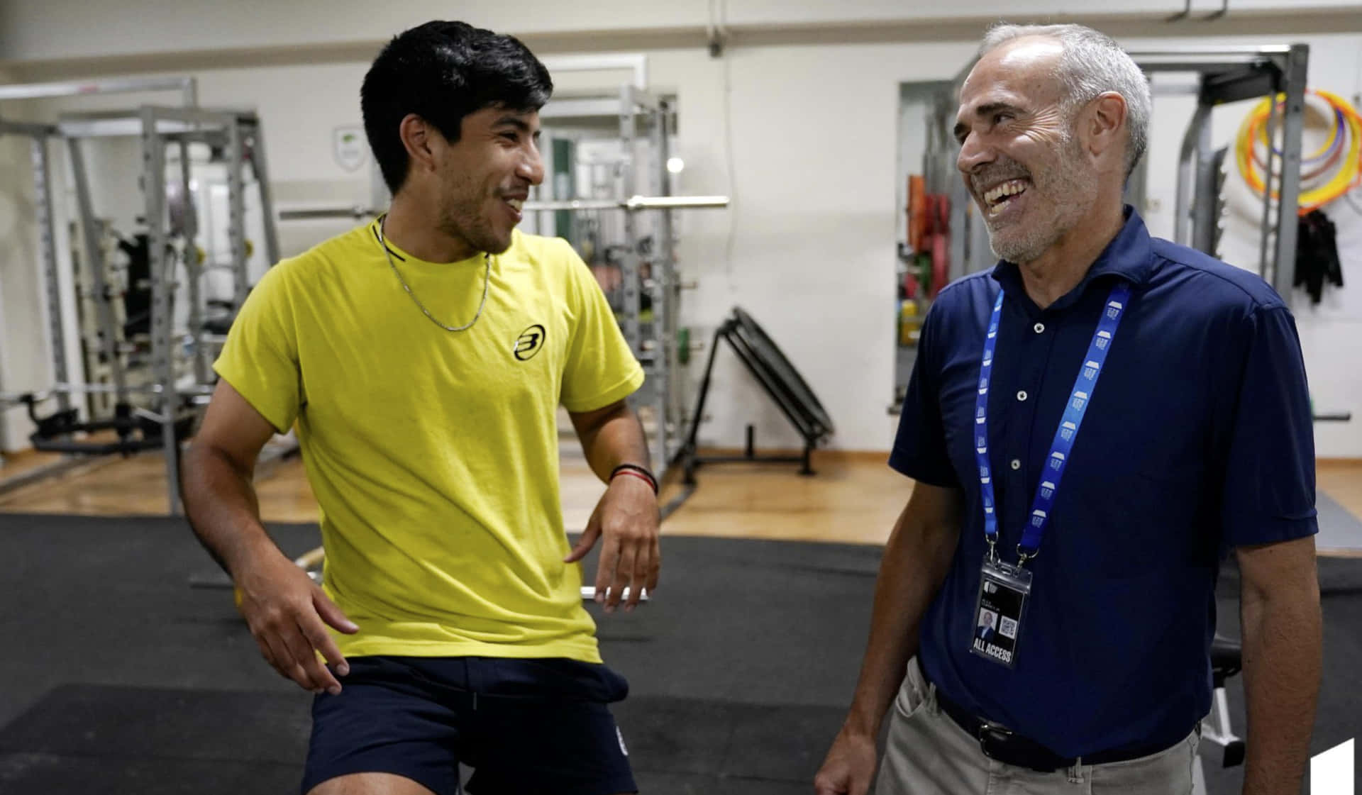 Joyful Moment Of Alex Corretja- A Great Tennis Player