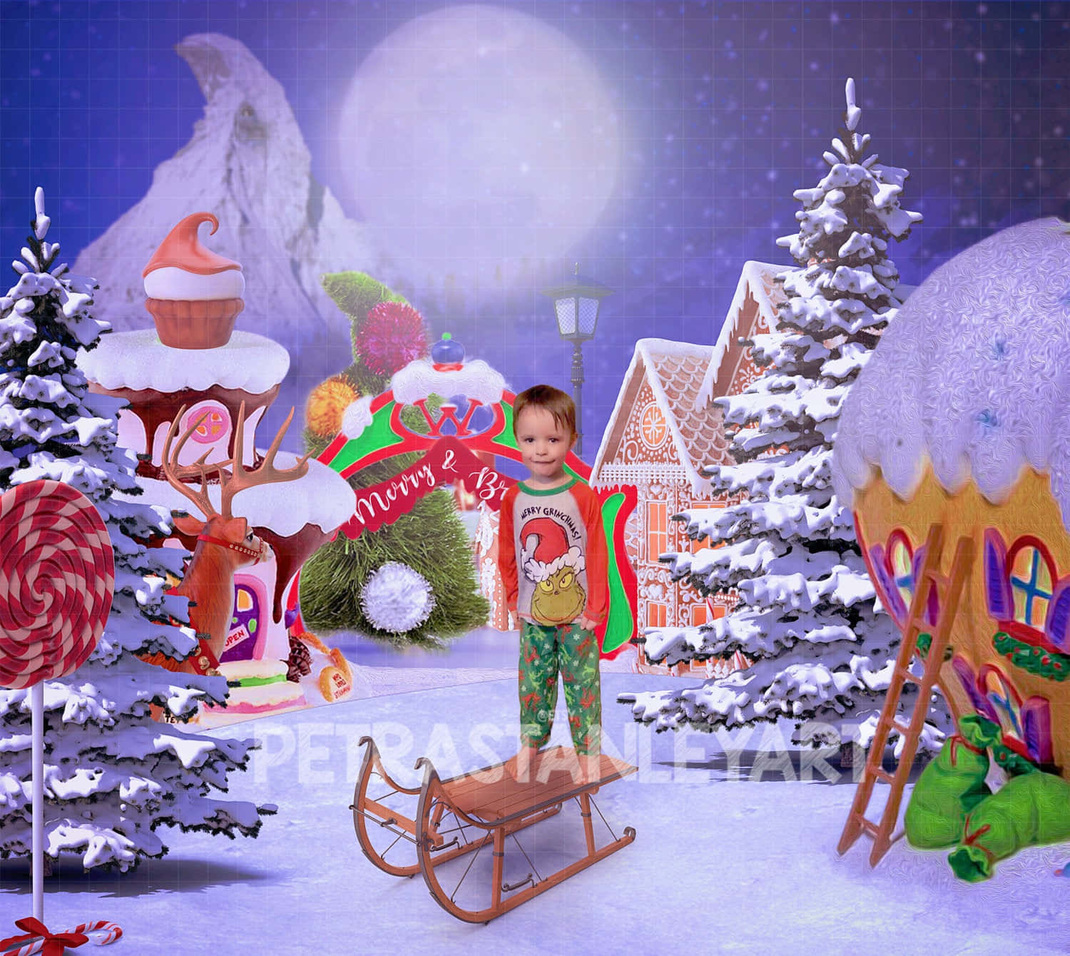 Joyous Celebration In Whoville Background
