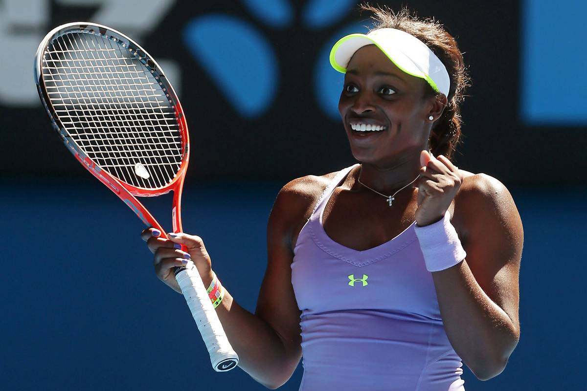 Joyous Moment With Sloane Stephens Background