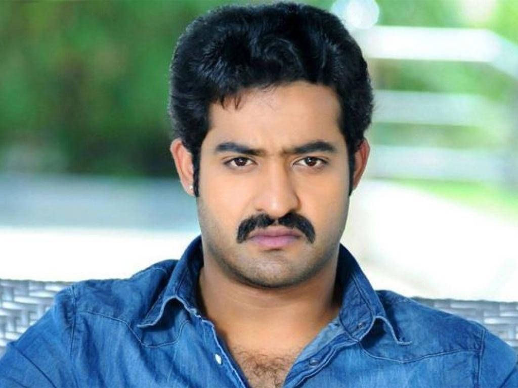 Jr Ntr Headshot With Mustache Background
