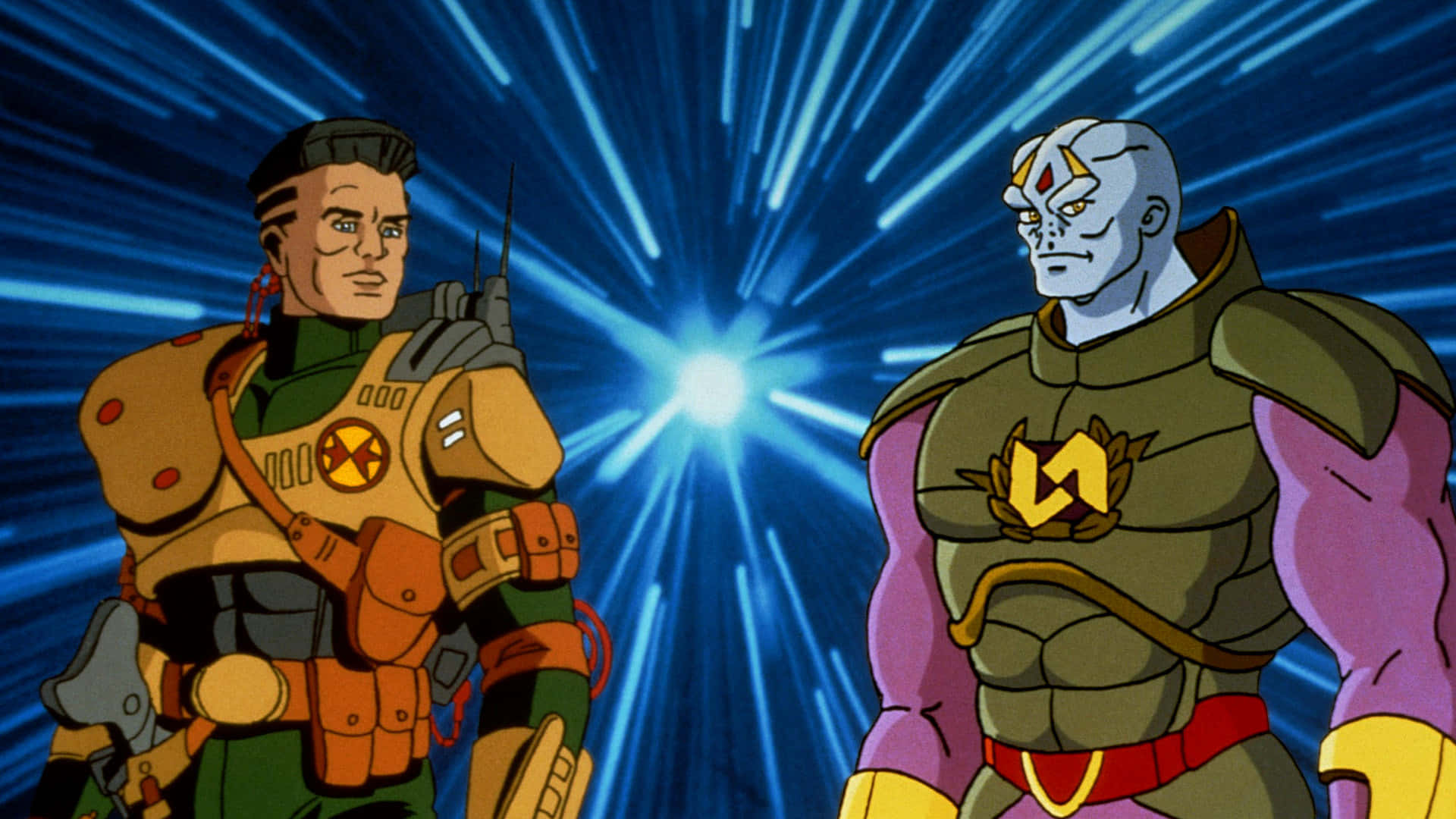 Jt Marsh And Shiva From Exosquad Background