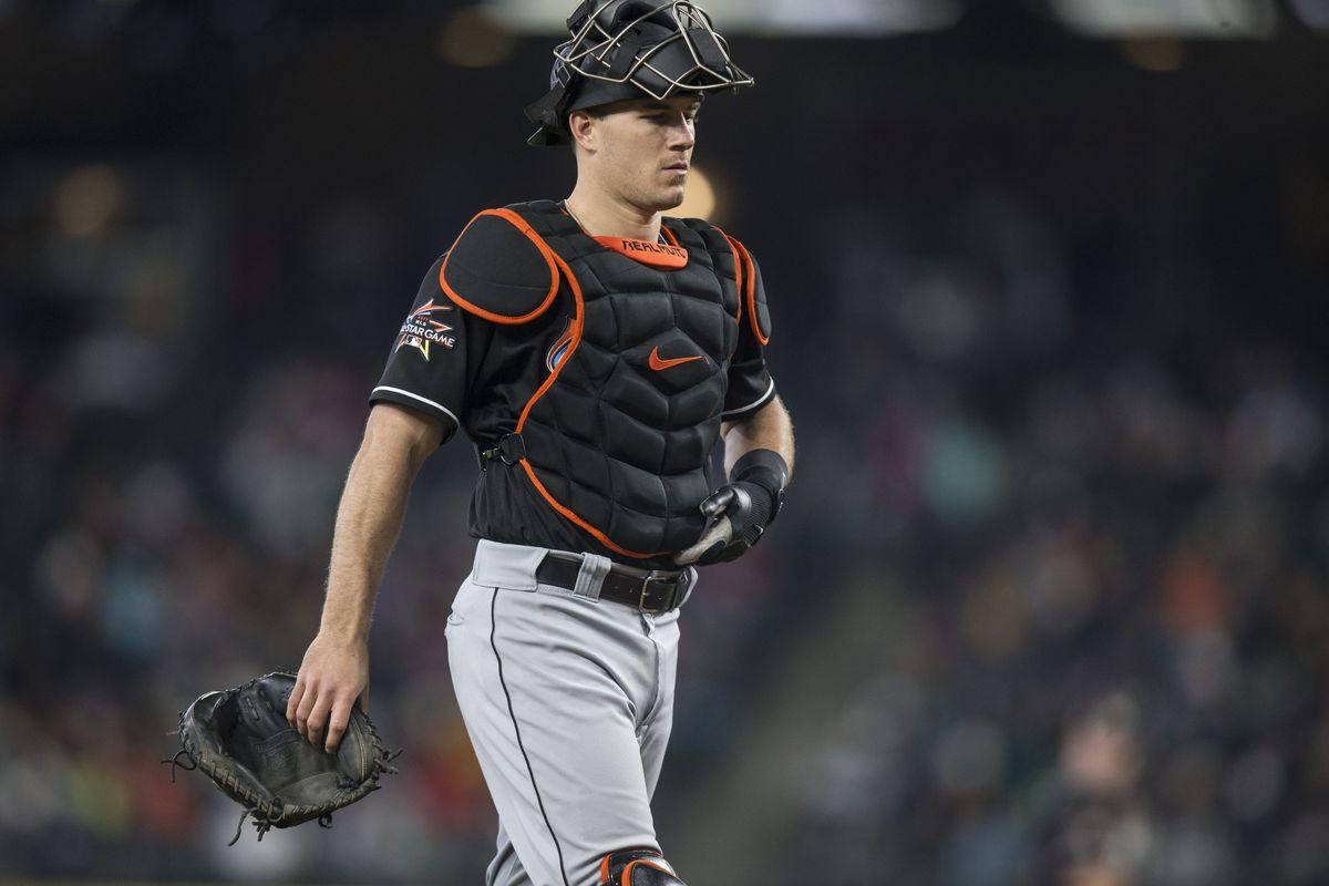 Jt Realmuto Serious Look Background