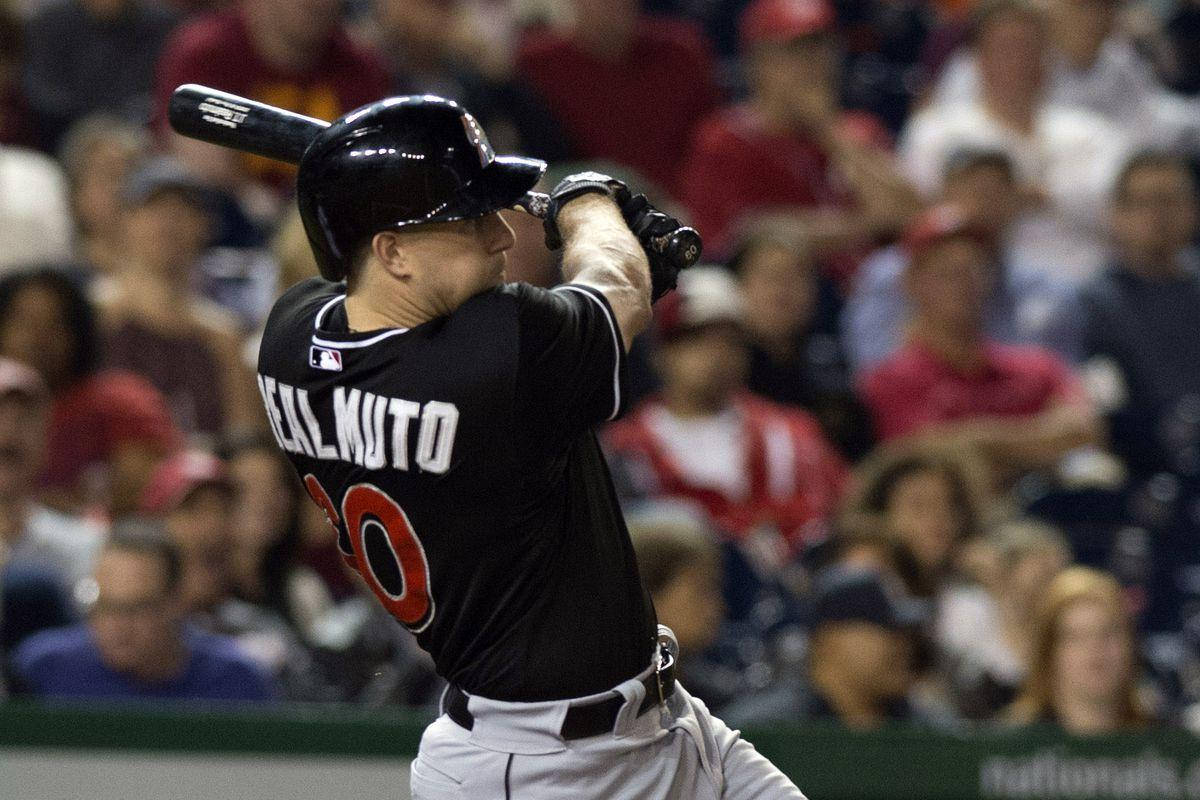 Jt Realmuto Stable Batting Form Background