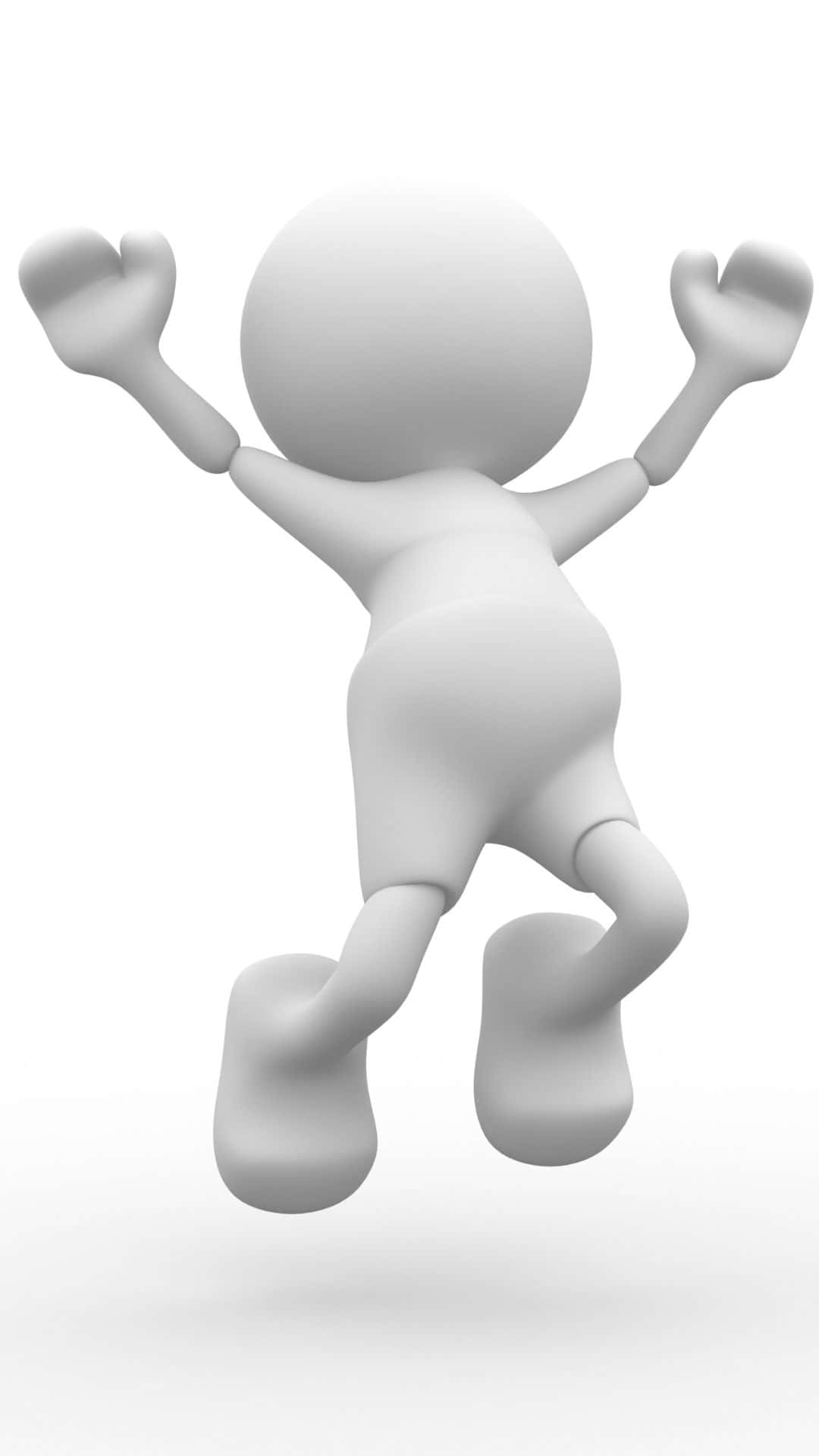 Jubilant Iphone Displayed Against A Vibrant Background Background