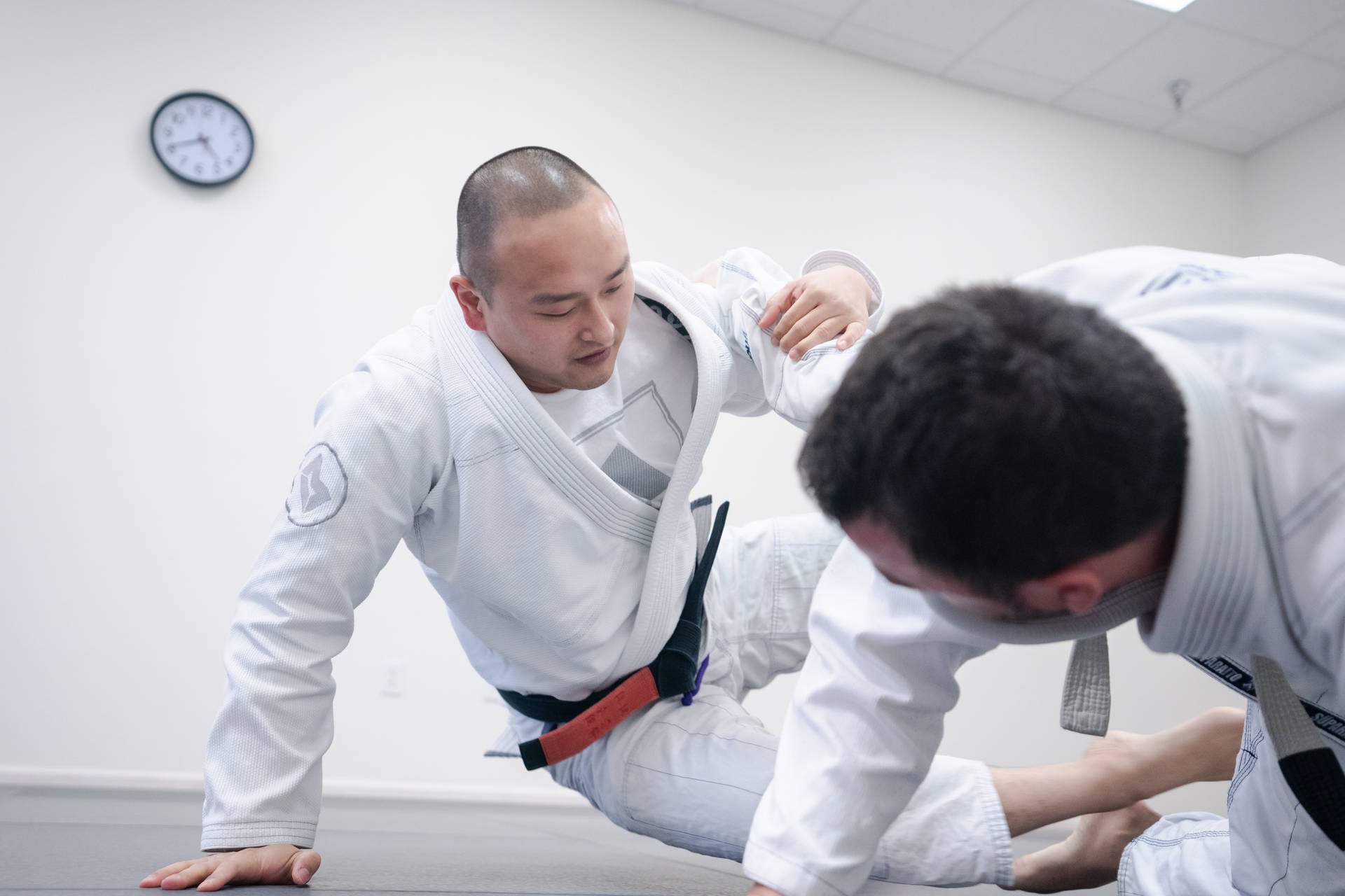 Judo Coach And Student