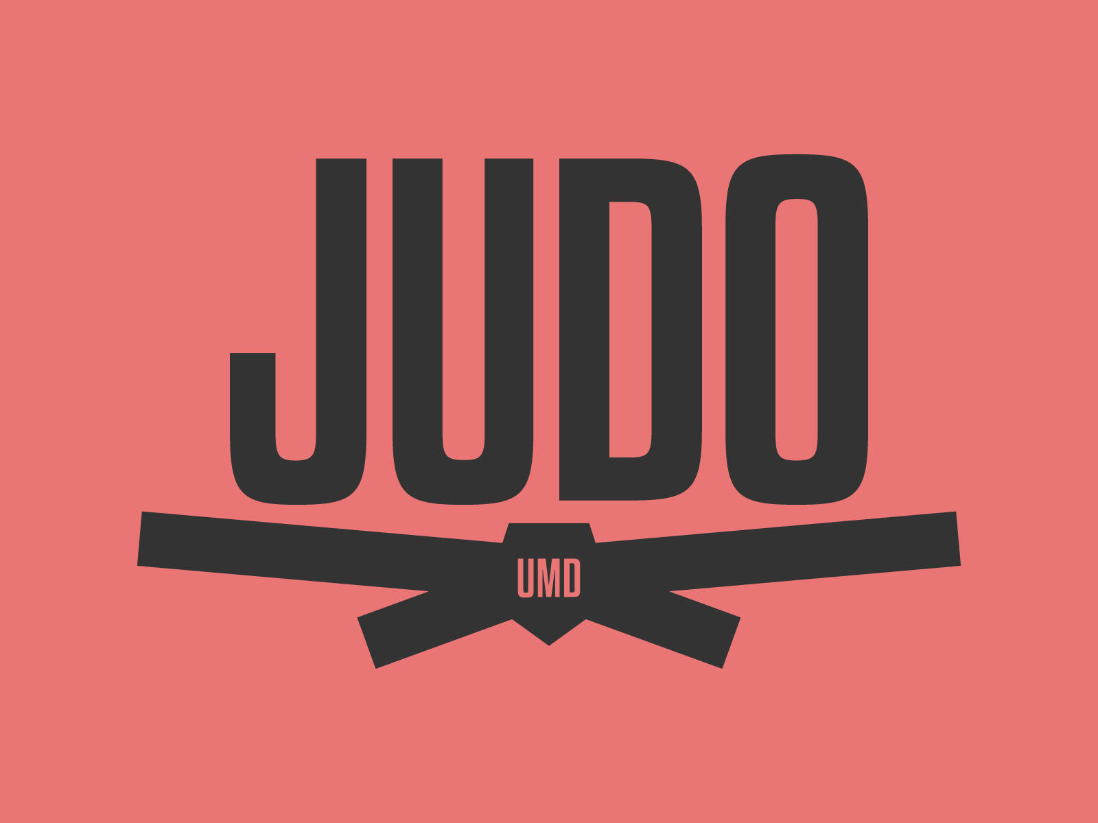 Judo Word Art Background