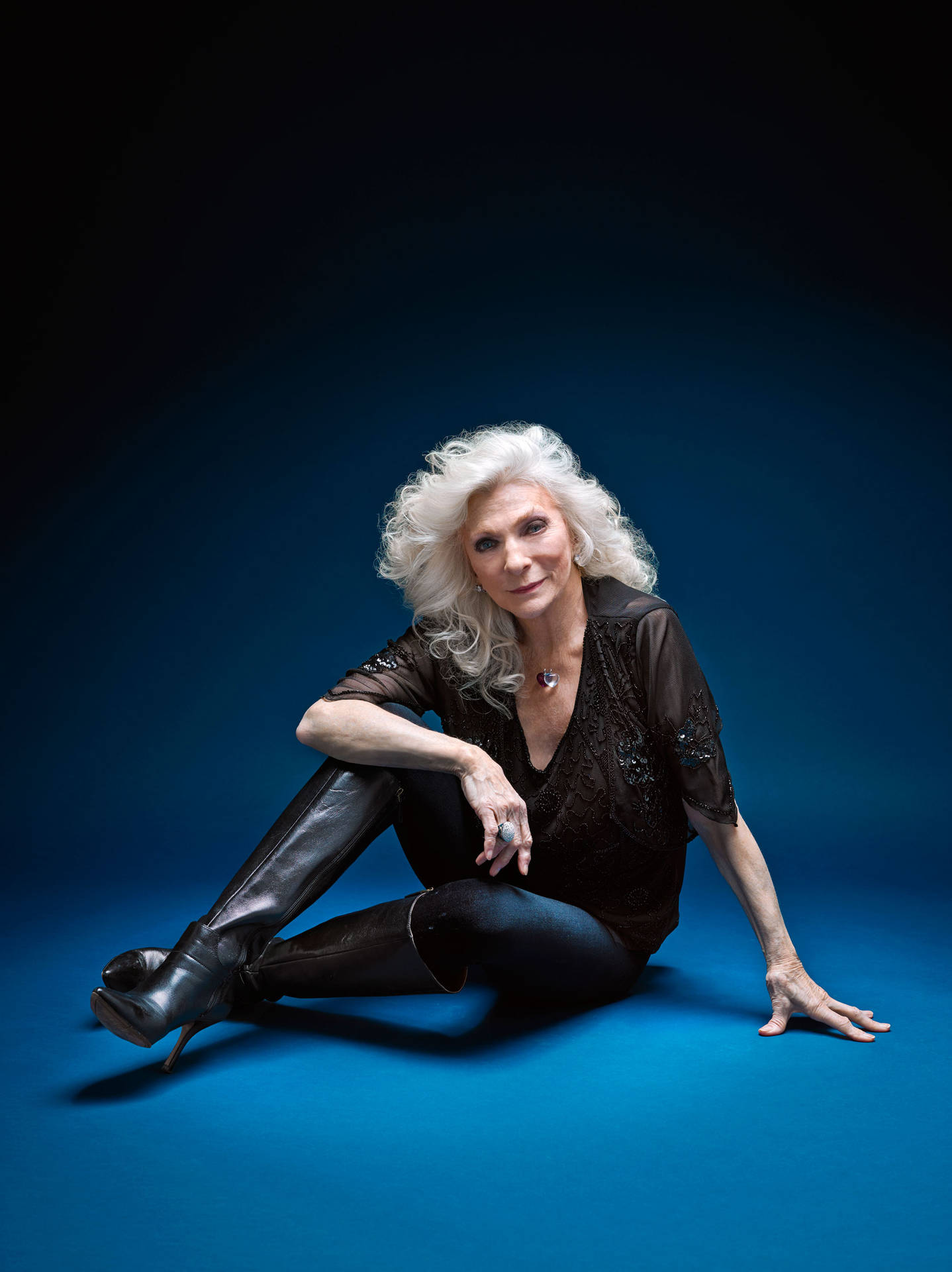 Judy Collins Strangers Again 2015 Photoshoot Background