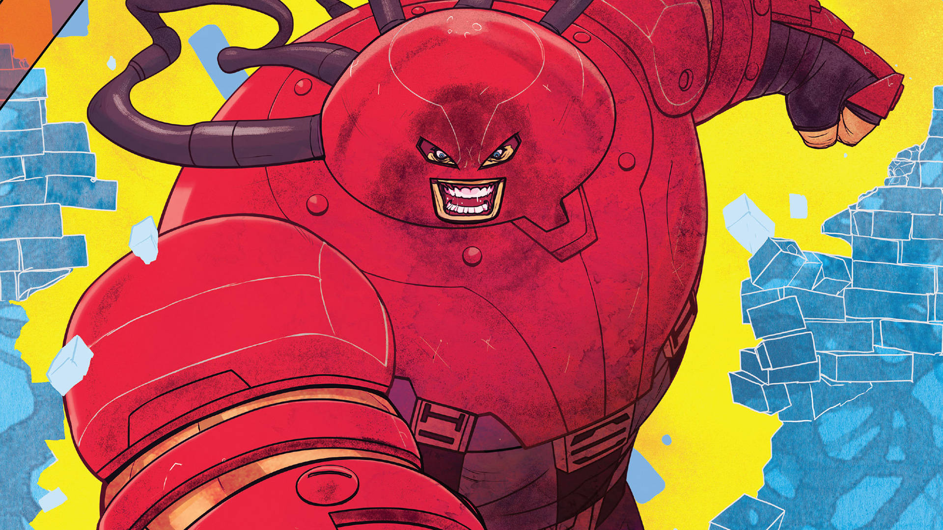 Juggernaut Comic Art Background