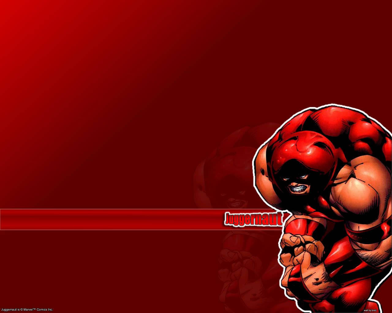Juggernaut Red Art Background