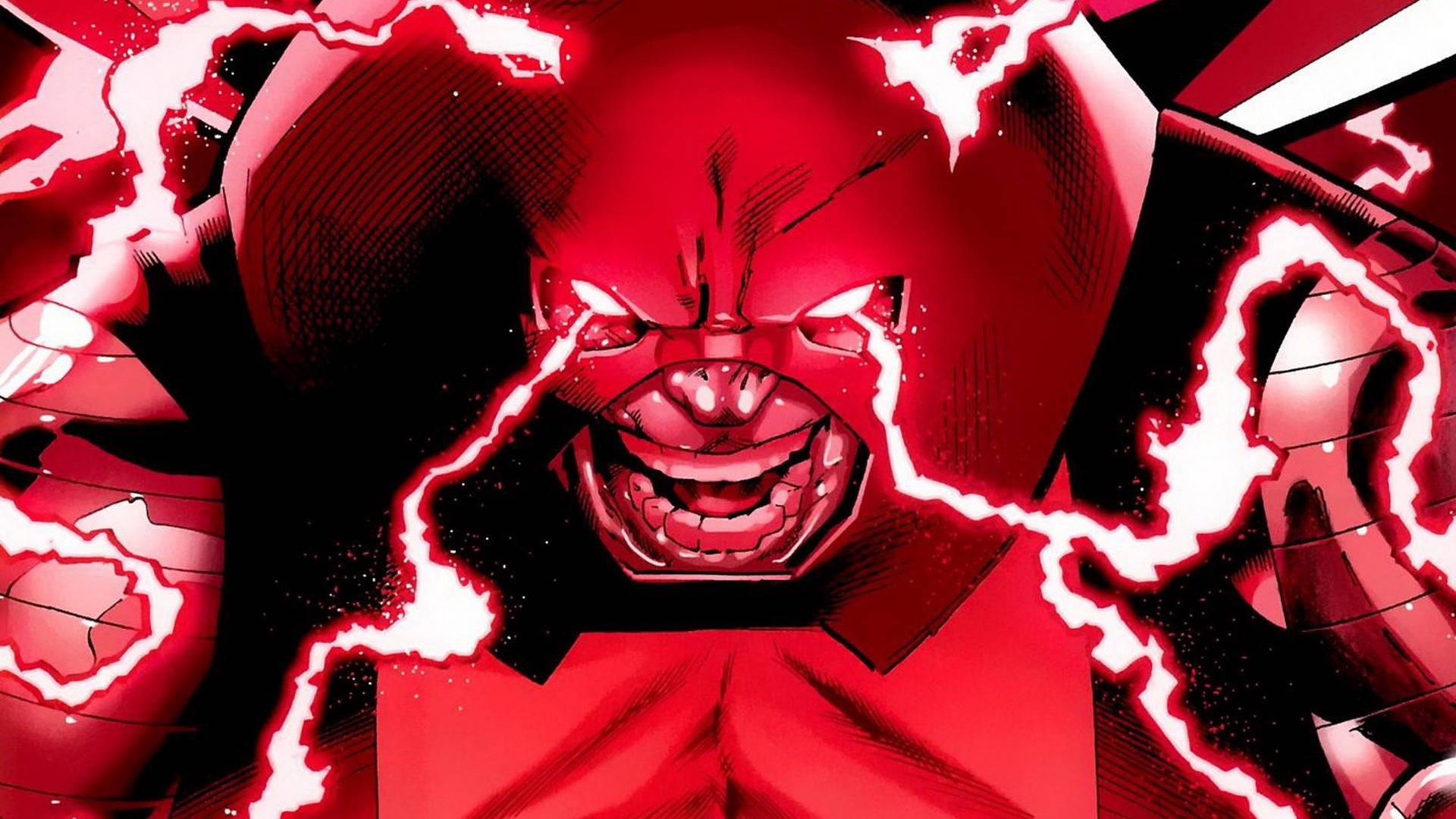 Juggernaut Red Lightning Background