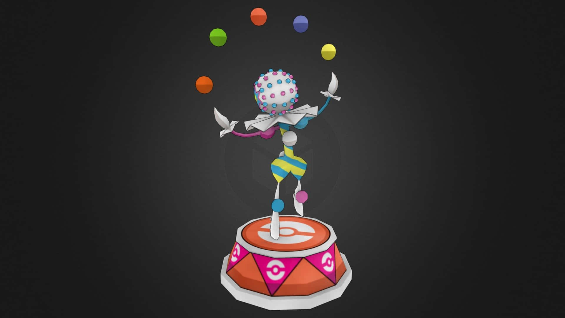 Juggling Blacephalon Background