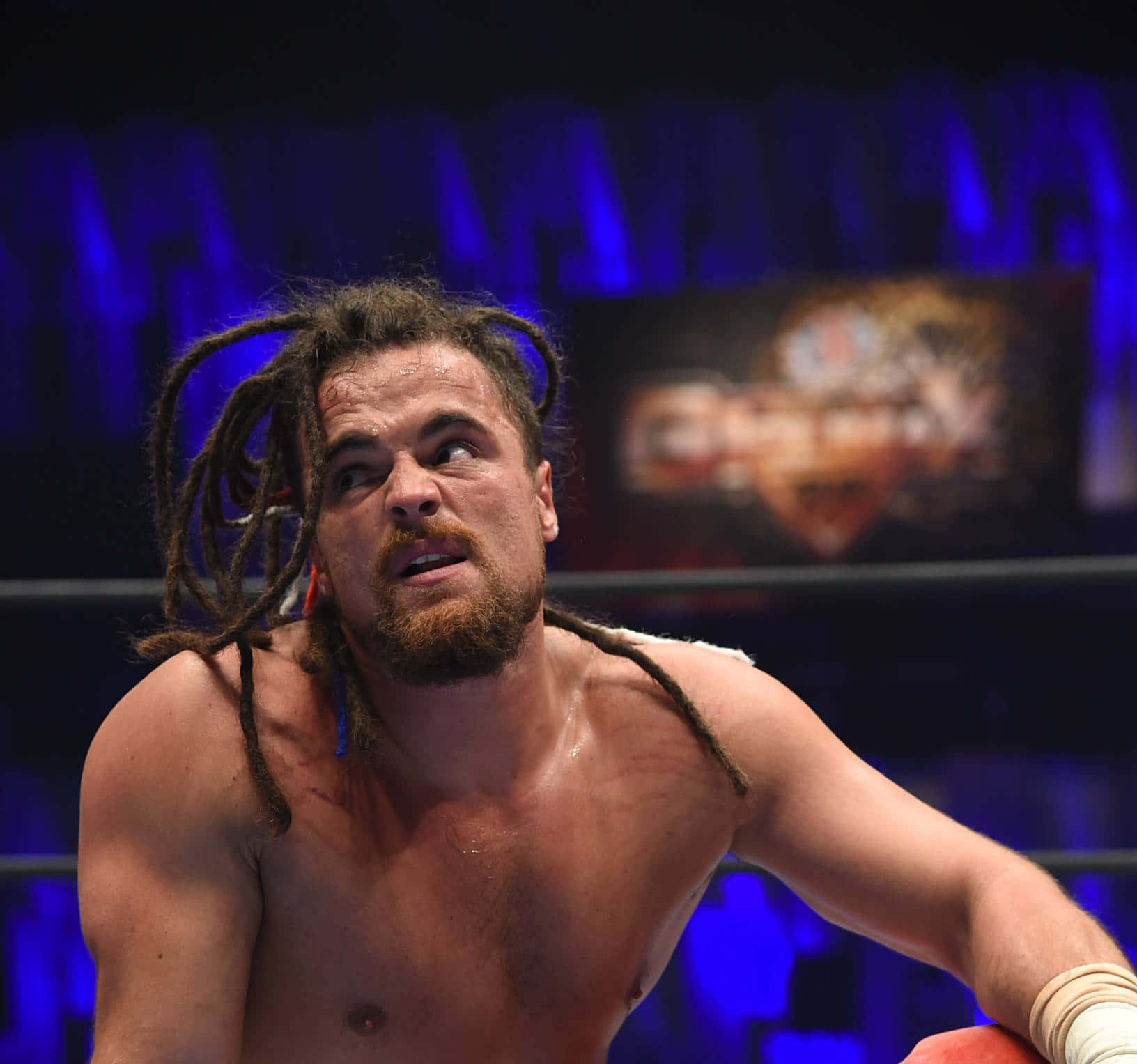 Juice Robinson Grumpy Look Background
