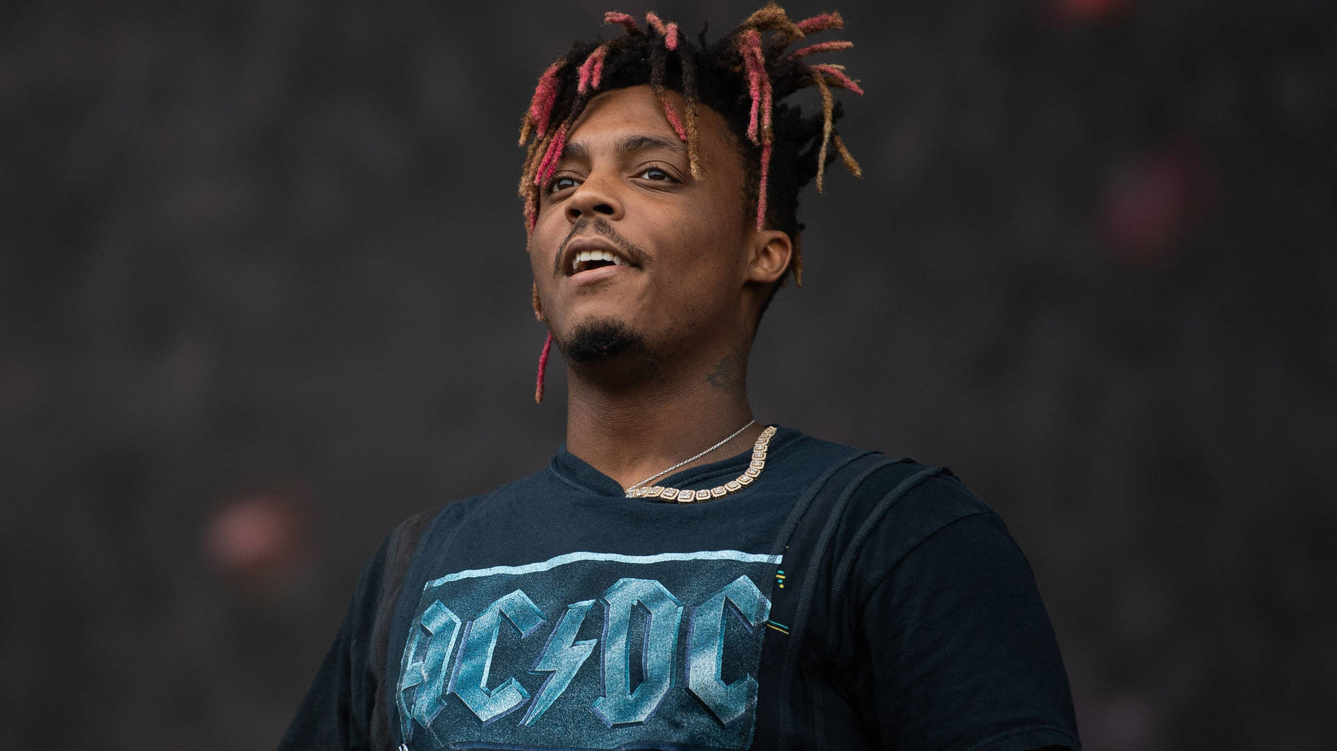 Juice Wrld Desktop Red Hair Background