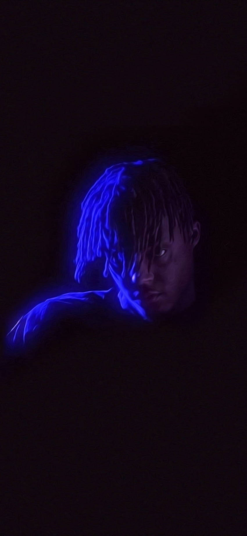 Juice Wrld In Darkness Phone Background