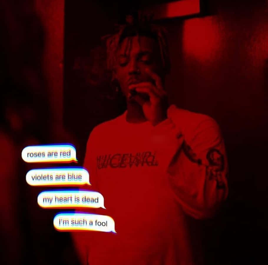 Juice Wrld's Inspirational Quote On Success Background