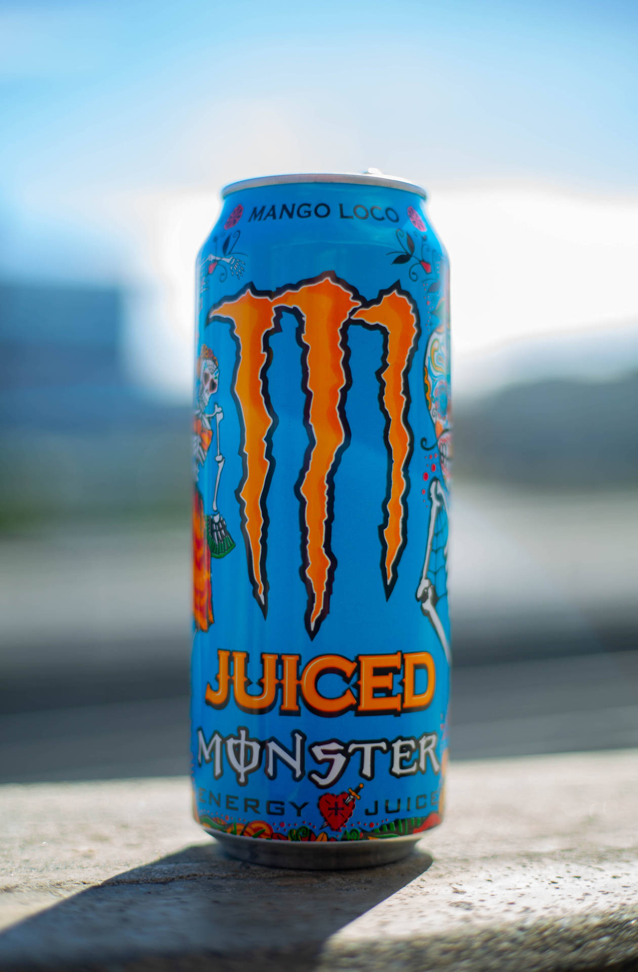 Juiced Monster Energy Can Background