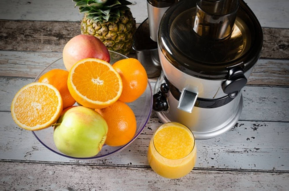 Juicer And Fruits