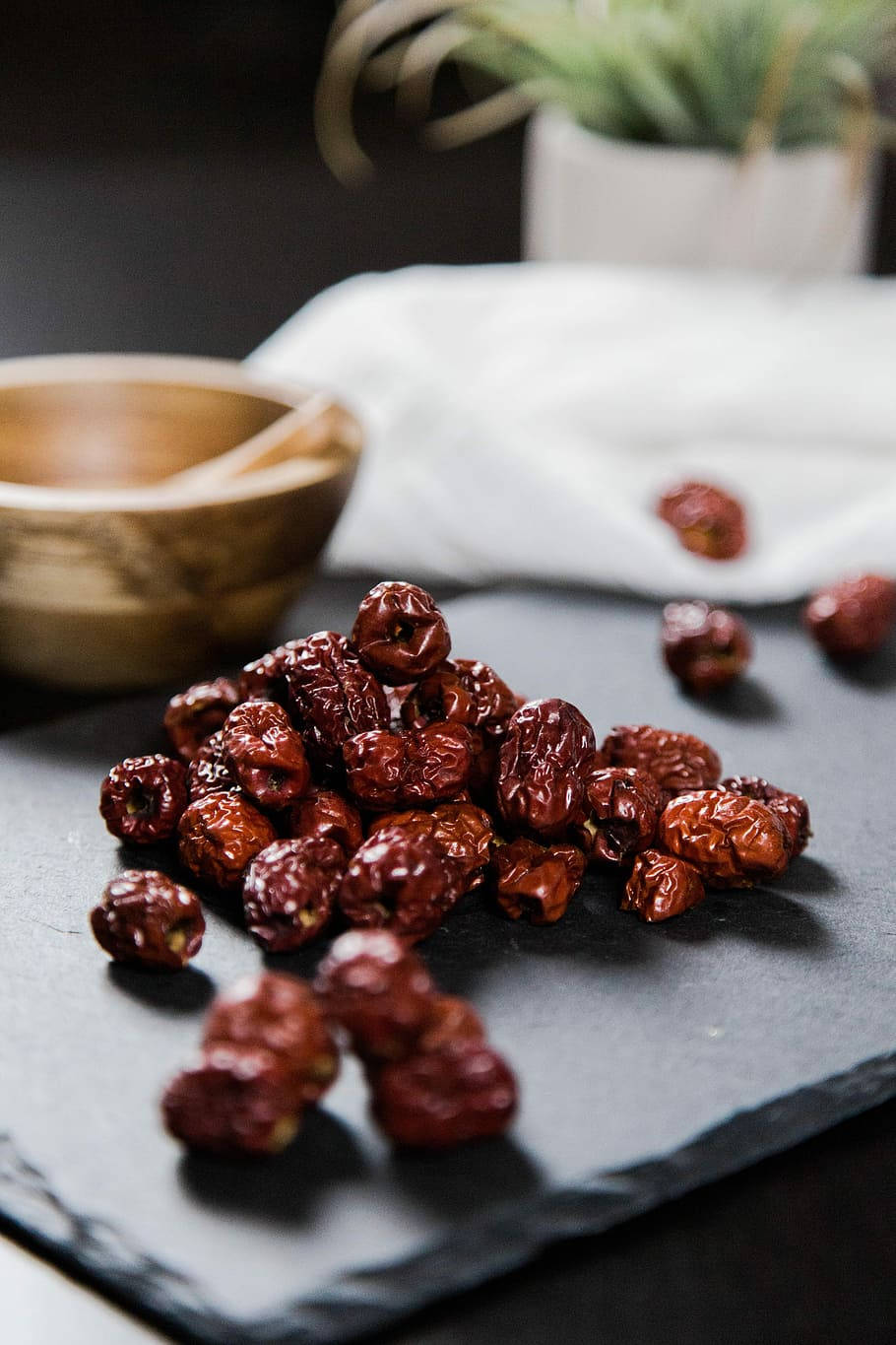 Jujube Fruit Seeds On The Table Background