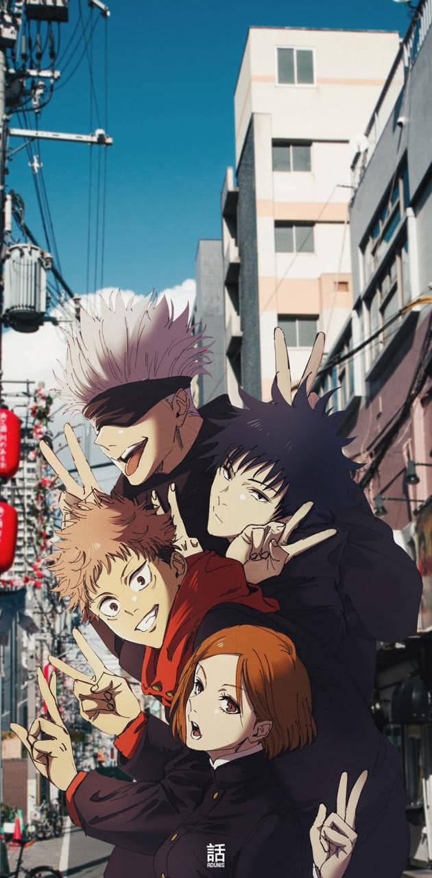 Jujutsu Kaisen Characters For Boys Background