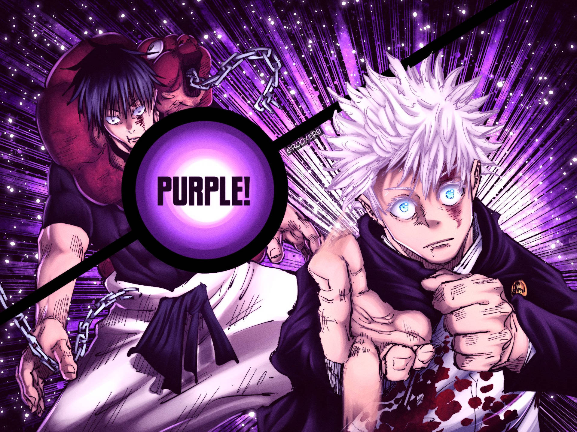 Jujutsu Kaisen Colored Manga Pfp Background