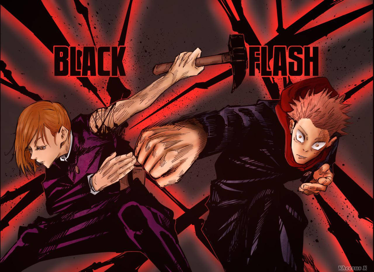 Jujutsu Kaisen - Double Black Flash Background